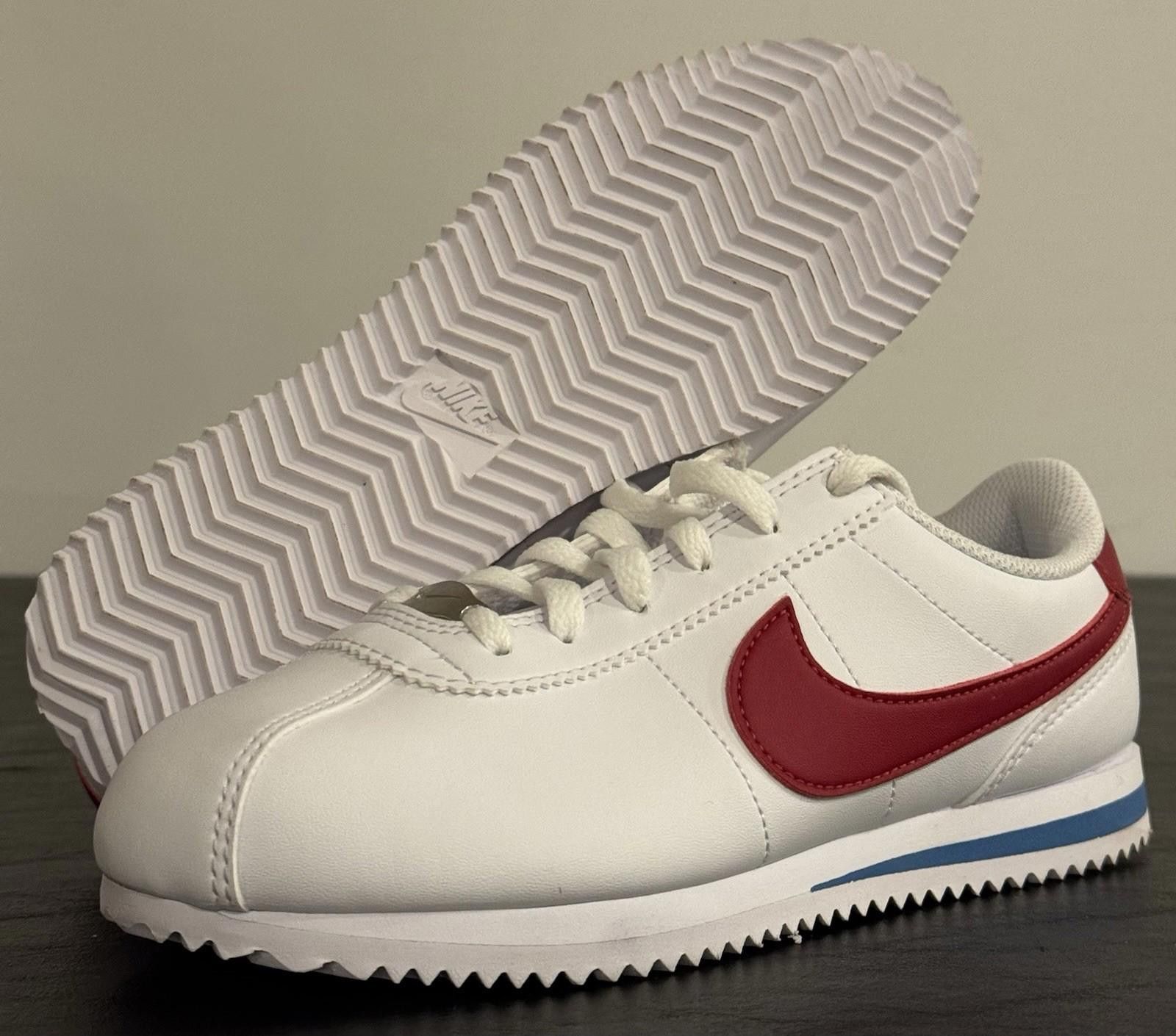 Nike Nike Cortez GS White Red Blue Sneaker Size 4Y Size US 5 / EU 37 - 6 Thumbnail