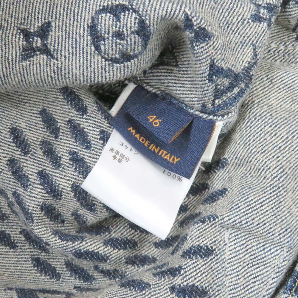 Louis Vuitton Louis Vuitton Giant Damier Monogram Denim Jacket Size US S / EU 44-46 / 1 - 8 Thumbnail