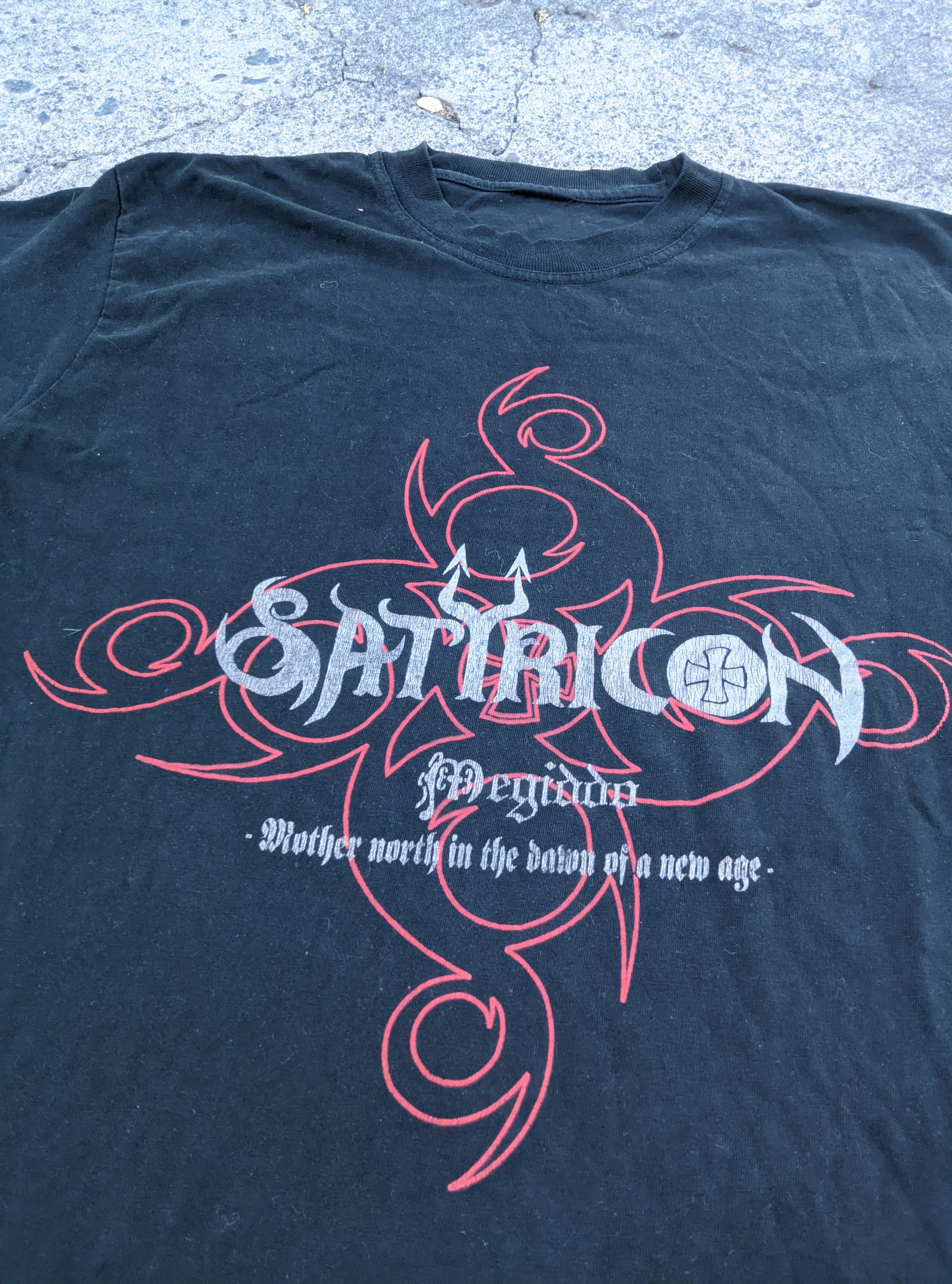 Band Tees × Vintage Vintage 1997 satyricon megiddo black metal Mayhem Burzum Size US L / EU 52-54 / 3 - 3 Thumbnail