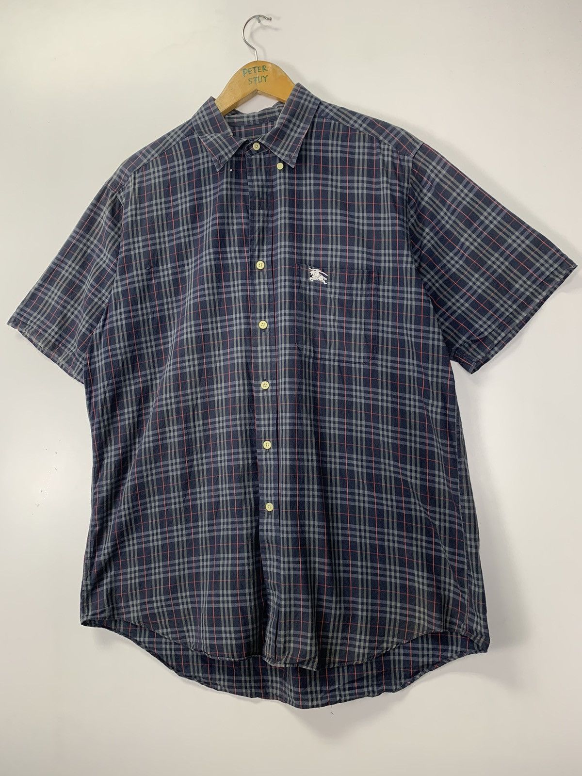 Burberry × Flannel × Vintage Burberrys Size US L / EU 52-54 / 3 - 6 Thumbnail