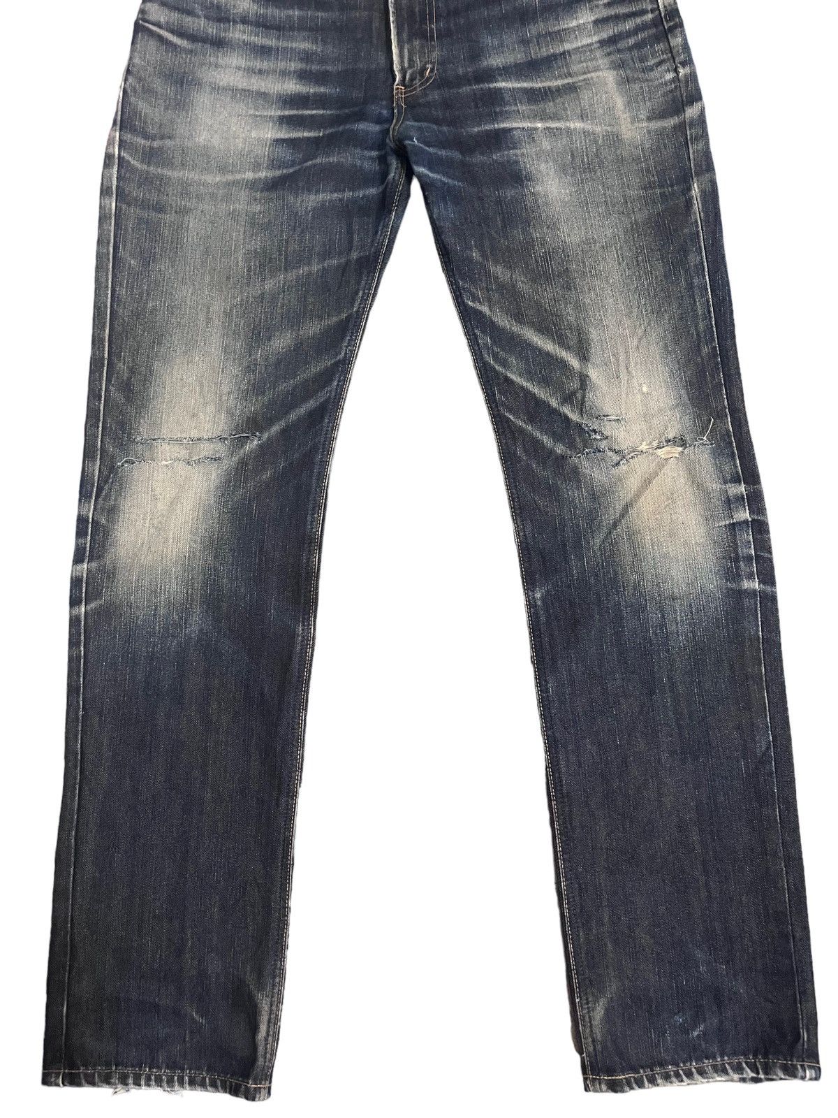 Edwin Vintage Edwin 503 Distress Style Denim Size US 34 / EU 50 - 3 Thumbnail