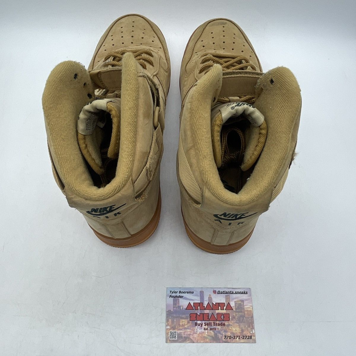 Nike Air Force 1 high 07 LV8 WB flax Size US 11.5 / EU 44-45 - 6 Thumbnail