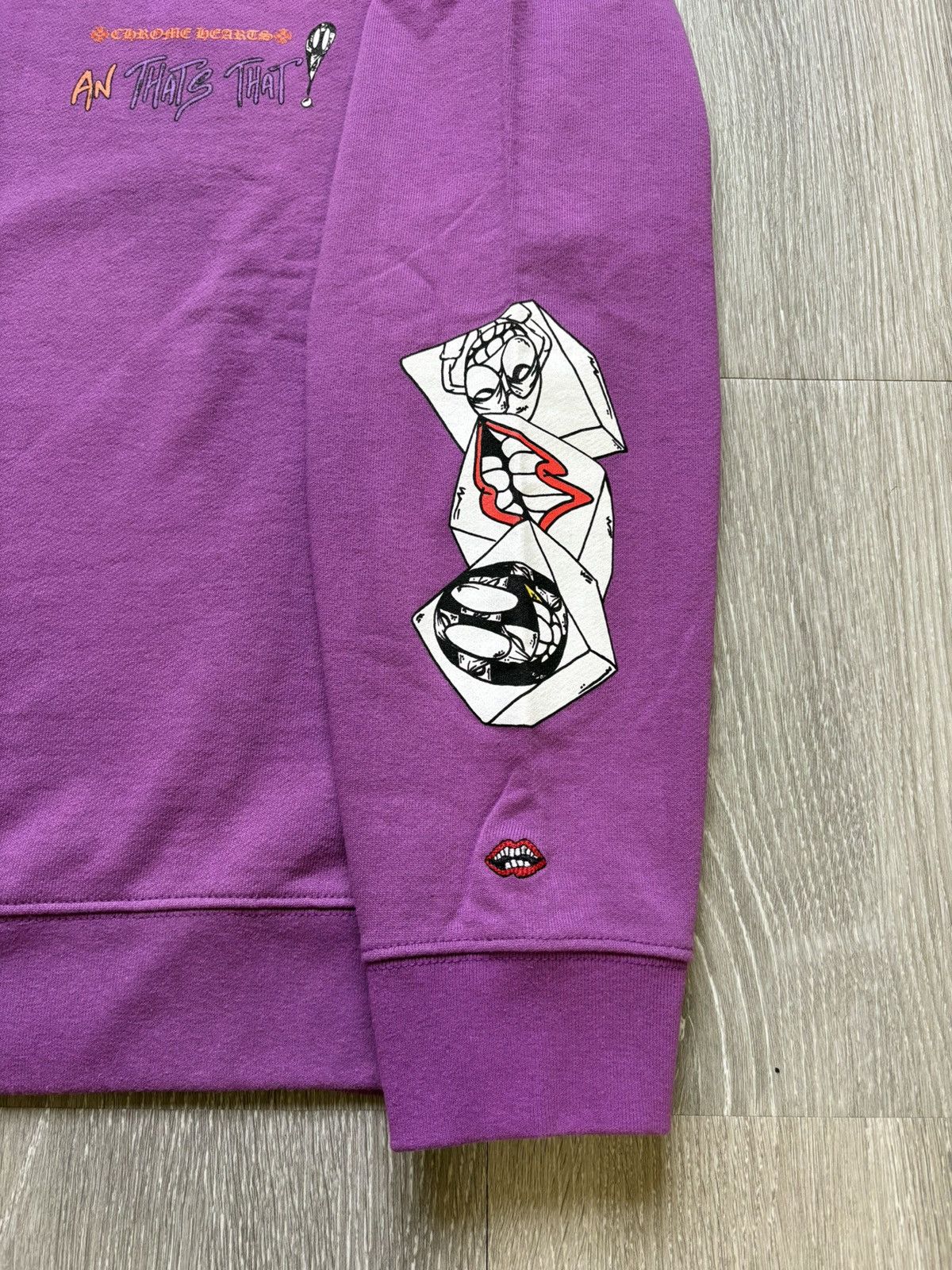 Chrome Hearts Chrome Hearts Matty Boy Purple An Thats That Crewneck Size US L / EU 52-54 / 3 - 6 Thumbnail