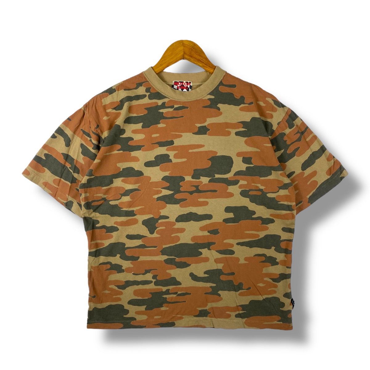 Michiko Koshino Vintage 80's MOTOR KING By Michiko Koshino Camouflage Tee Size US L / EU 52-54 / 3 - 1 Thumbnail