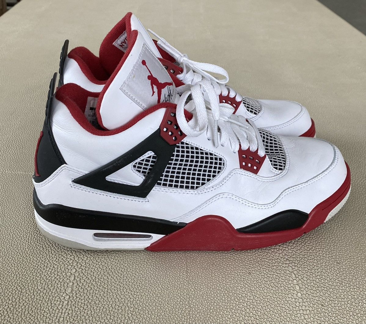 Jordan Brand Air Jordan 4 Retro OG 'Fire Red' 2020 Size US 10 / EU 43 - 2 Thumbnail