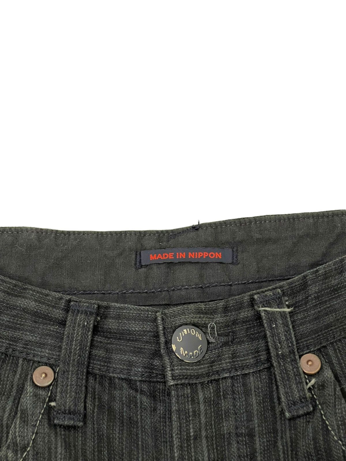 Japanese Brand Flare Jeans Blue Way Japan Pinstriped Boot Cut 8🟦7 Size US 30 / EU 46 - 9 Thumbnail