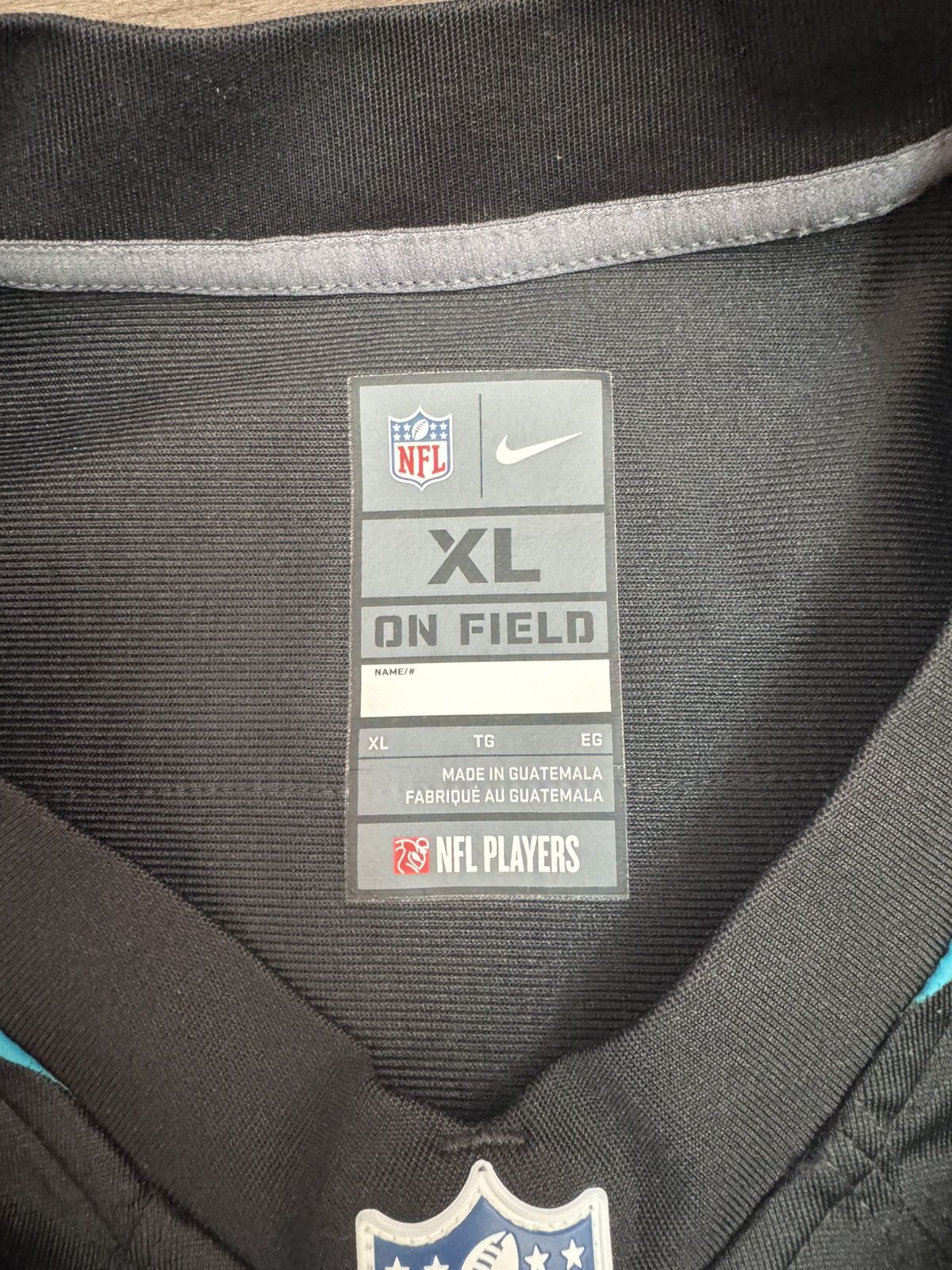 Nike Jacksonville Jaguars Nick Foles #7 NFL 25th Anv Patch Jersey Size US XL / EU 56 / 4 - 5 Thumbnail