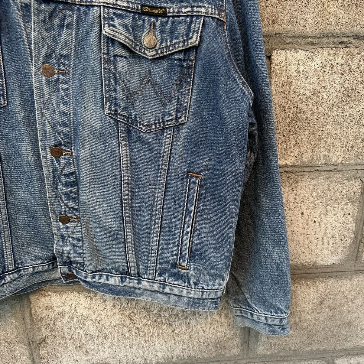Wrangler Vintage Western Wrangler Denim Jacket Crazy Fit Size L Y2K Size US L / EU 52-54 / 3 - 4 Thumbnail
