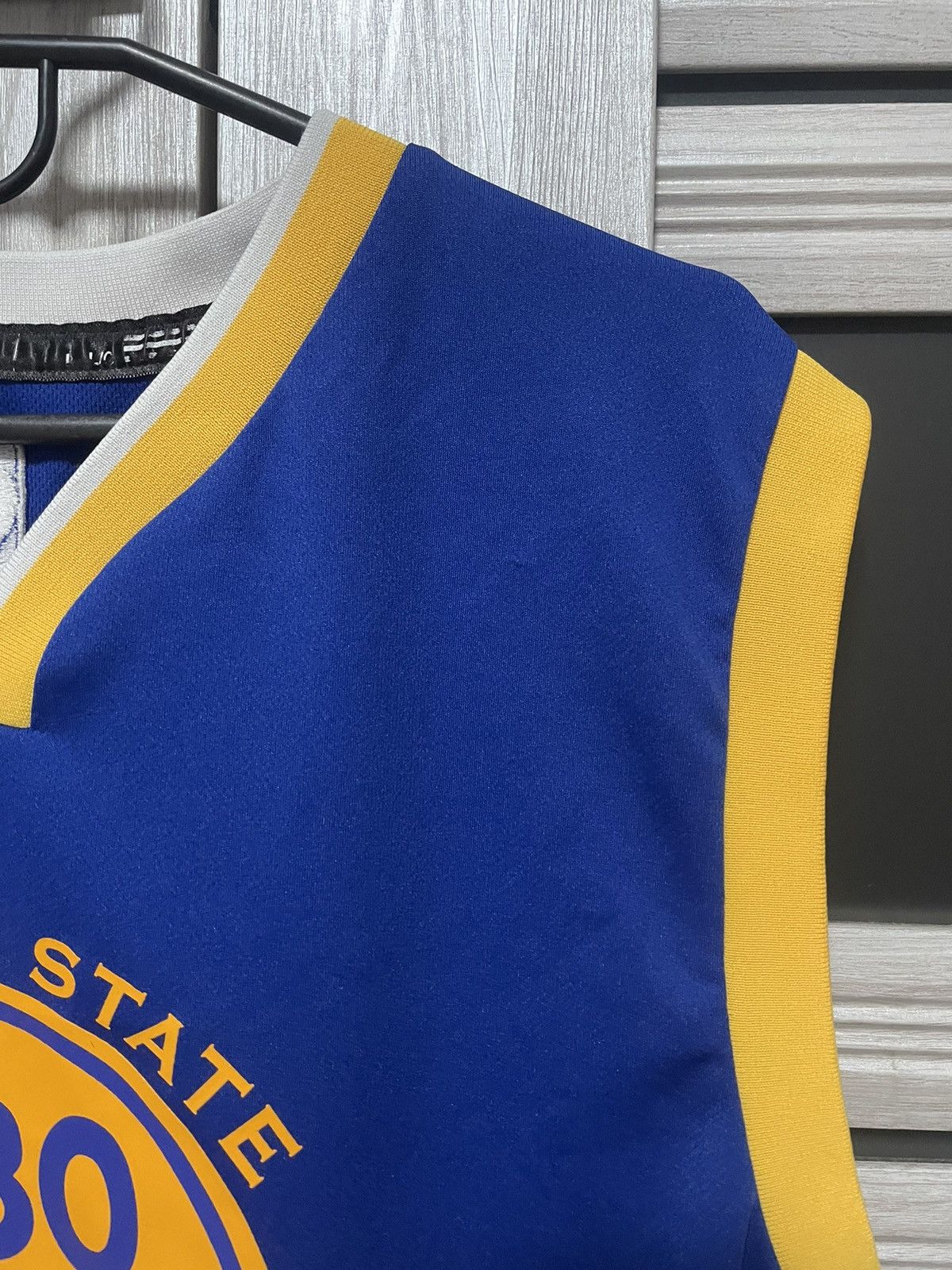 Adidas Vintage Adidas Golden State Warriors Curry #30 Jersey Size US L / EU 52-54 / 3 - 3 Thumbnail