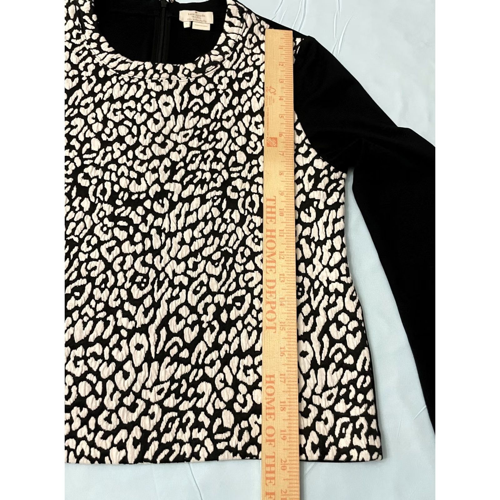Vintage Kate Spade Sweater Womens Small Leopard Print Long Sleeve Pullover Top Size S / US 4 / IT 40 - 7 Thumbnail