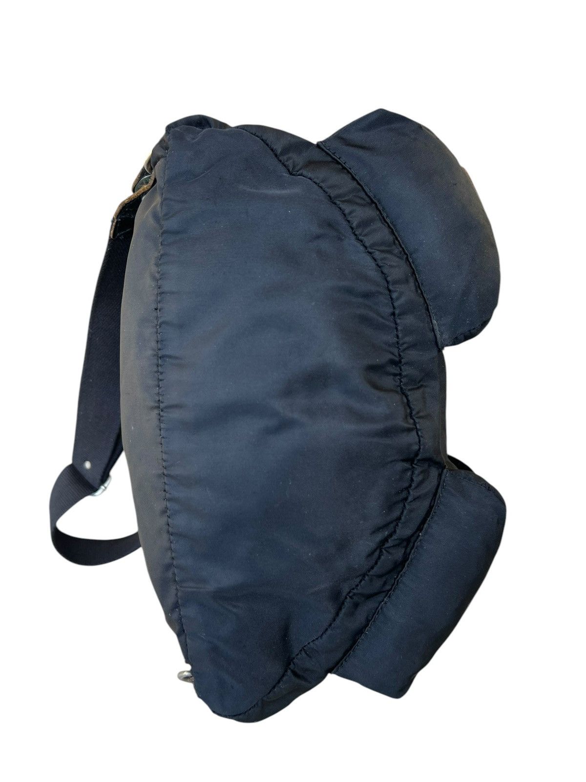 Felisi Vintage Felisi Italy Distress Hybrid Nylon Leather Backpack Size ONE SIZE - 21 Thumbnail