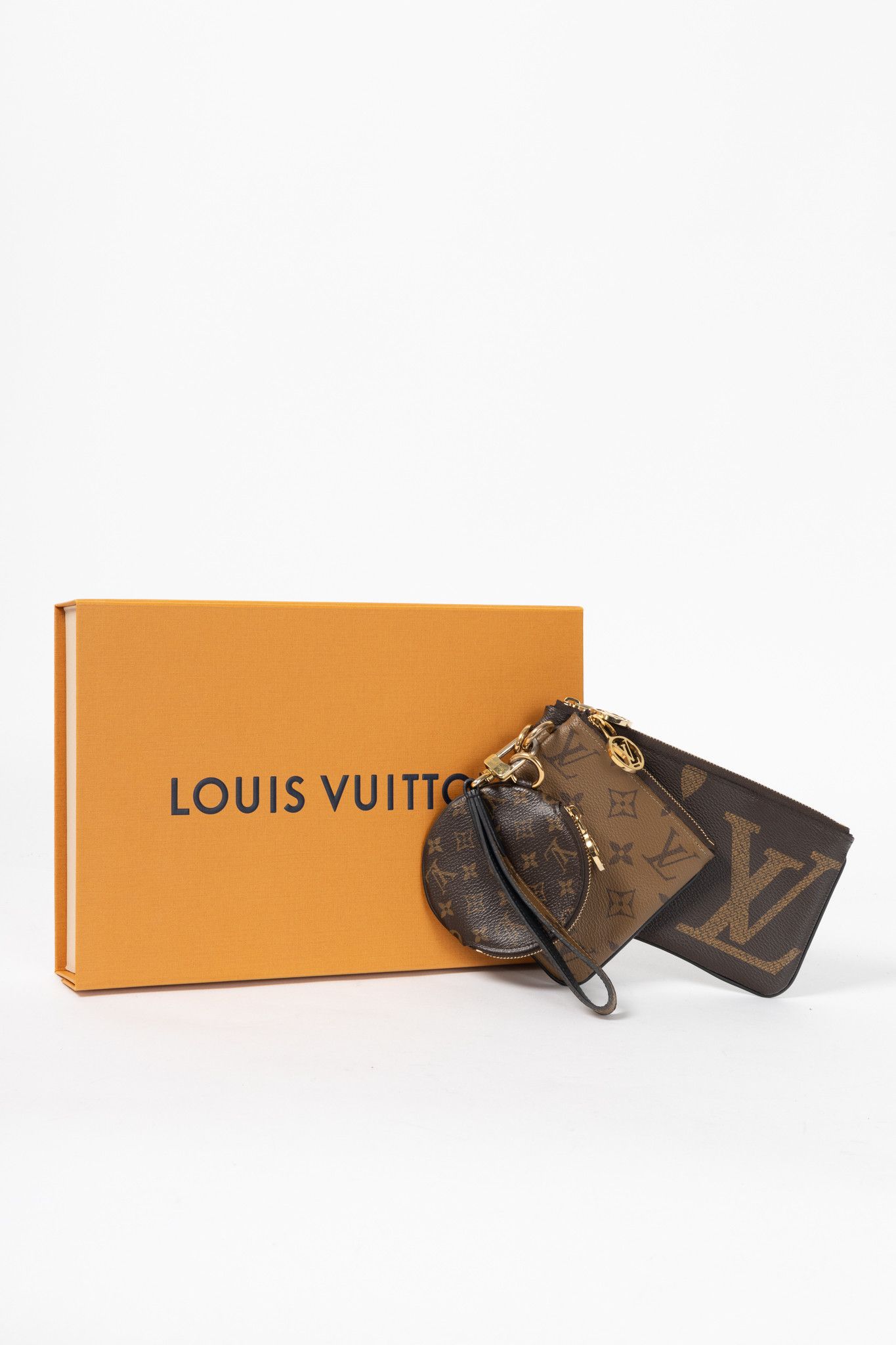 Louis Vuitton Louis Vuitton Monogram & Monogram Reverse Canvas Trio Pouch Size ONE SIZE - 14 Thumbnail
