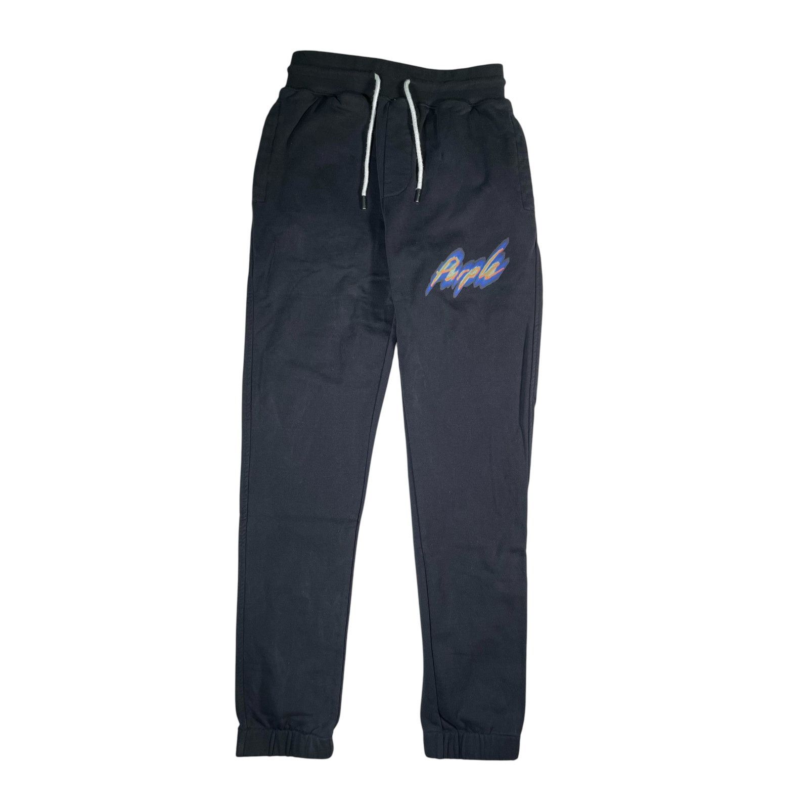 Purple Brand Purple Brand Black Paint Sweats Size US 28 / EU 44 - 1 Thumbnail