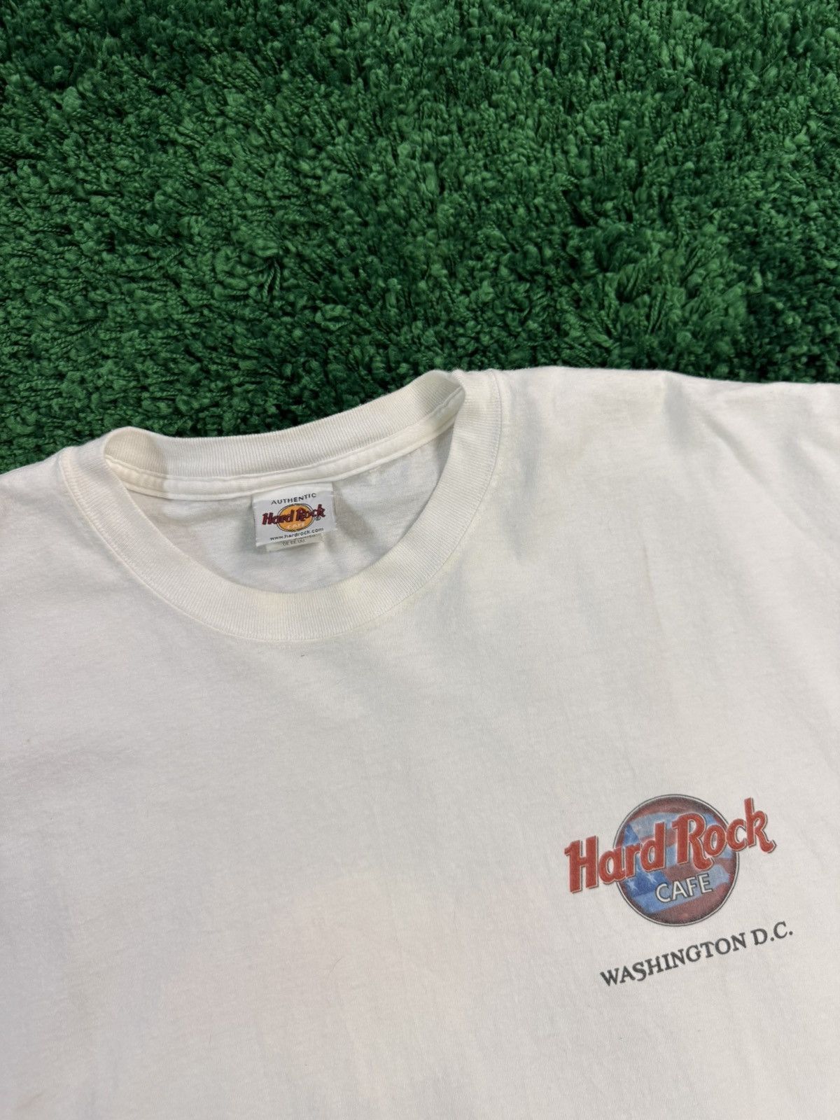 Hard Rock Cafe × Vintage Vintage Hard Rock Cafe Washington DC Tee White 2XL XXL Size US XXL / EU 58 / 5 - 2 Thumbnail