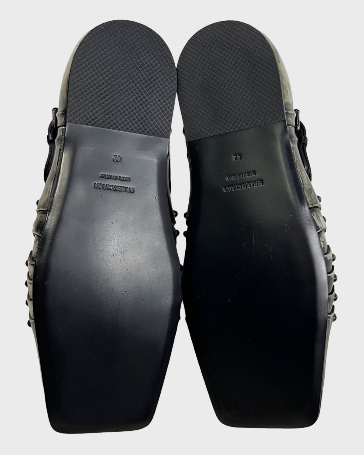 Balenciaga BALENCIAGA 1OF25 AW21 CHEVALIER ARMOR DERBIES IN SILVER Size US 9 / EU 42 - 4 Thumbnail