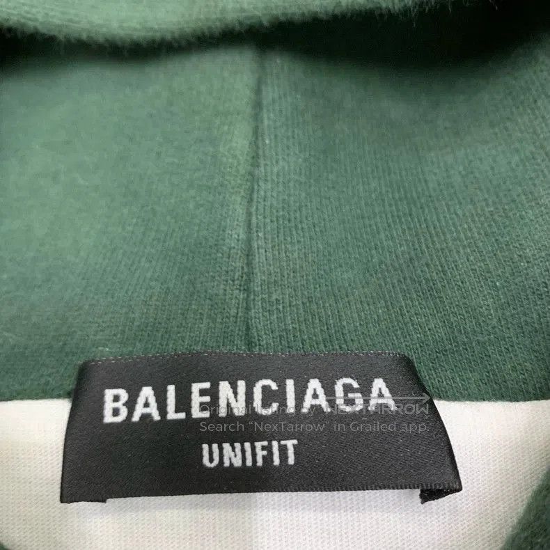 Balenciaga Balenciaga Green Distressed Hoodie Sweatshirt. Size US XS / EU 42 / 0 - 3 Thumbnail