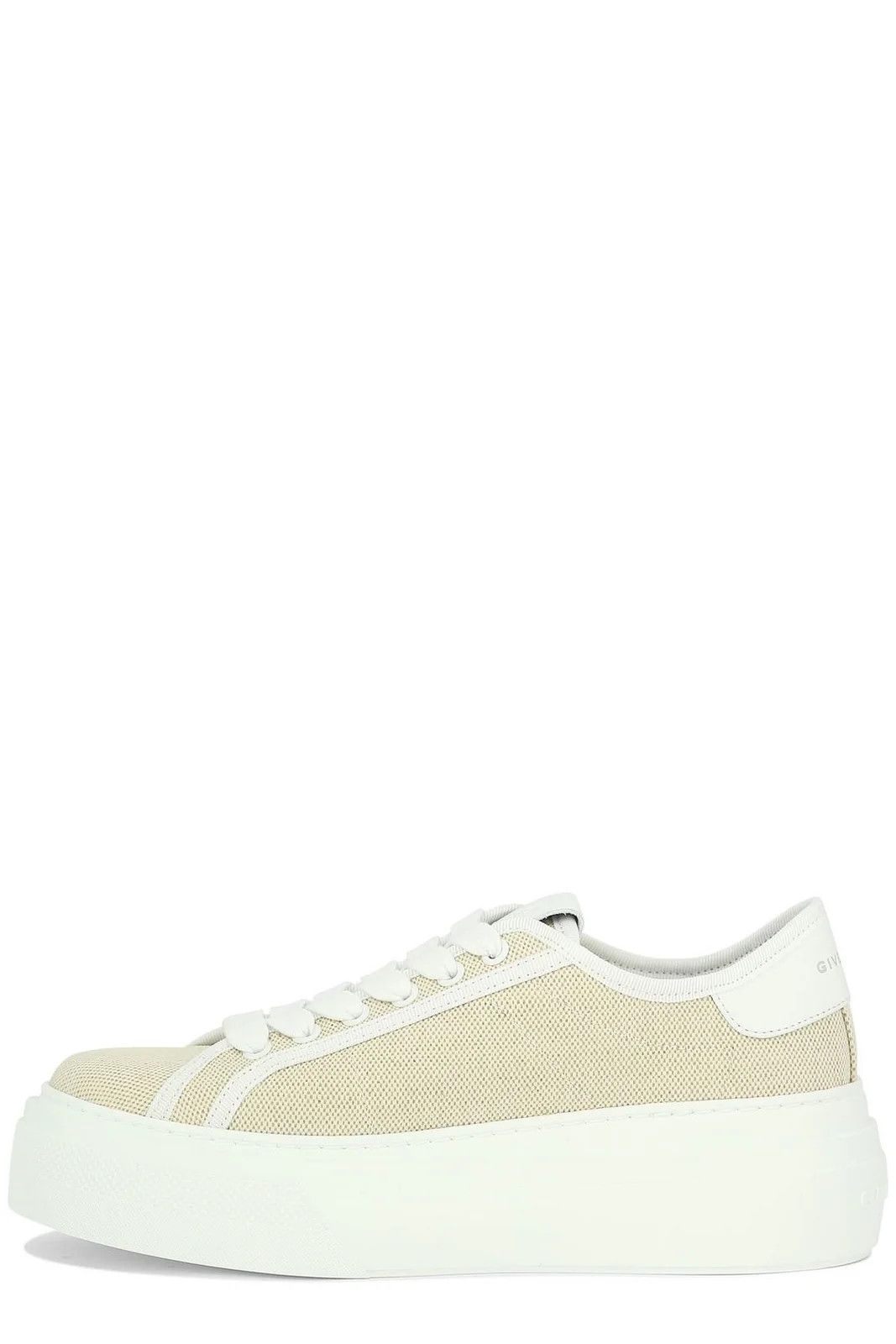 Givenchy o1w1db10525 City Lace Up Sneakers Platform in Beige Size US 8 / IT 38 - 2 Thumbnail