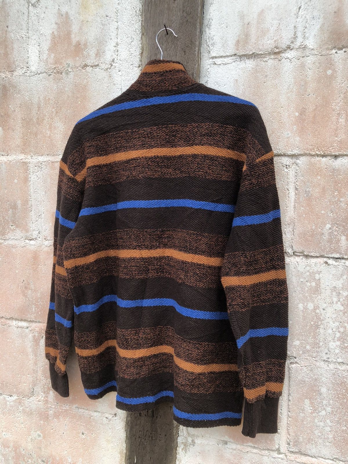 United Colors Of Benetton United Color of Bennetton Sweater Half Zipper Jacket Navajo Size US L / EU 52-54 / 3 - 6 Thumbnail