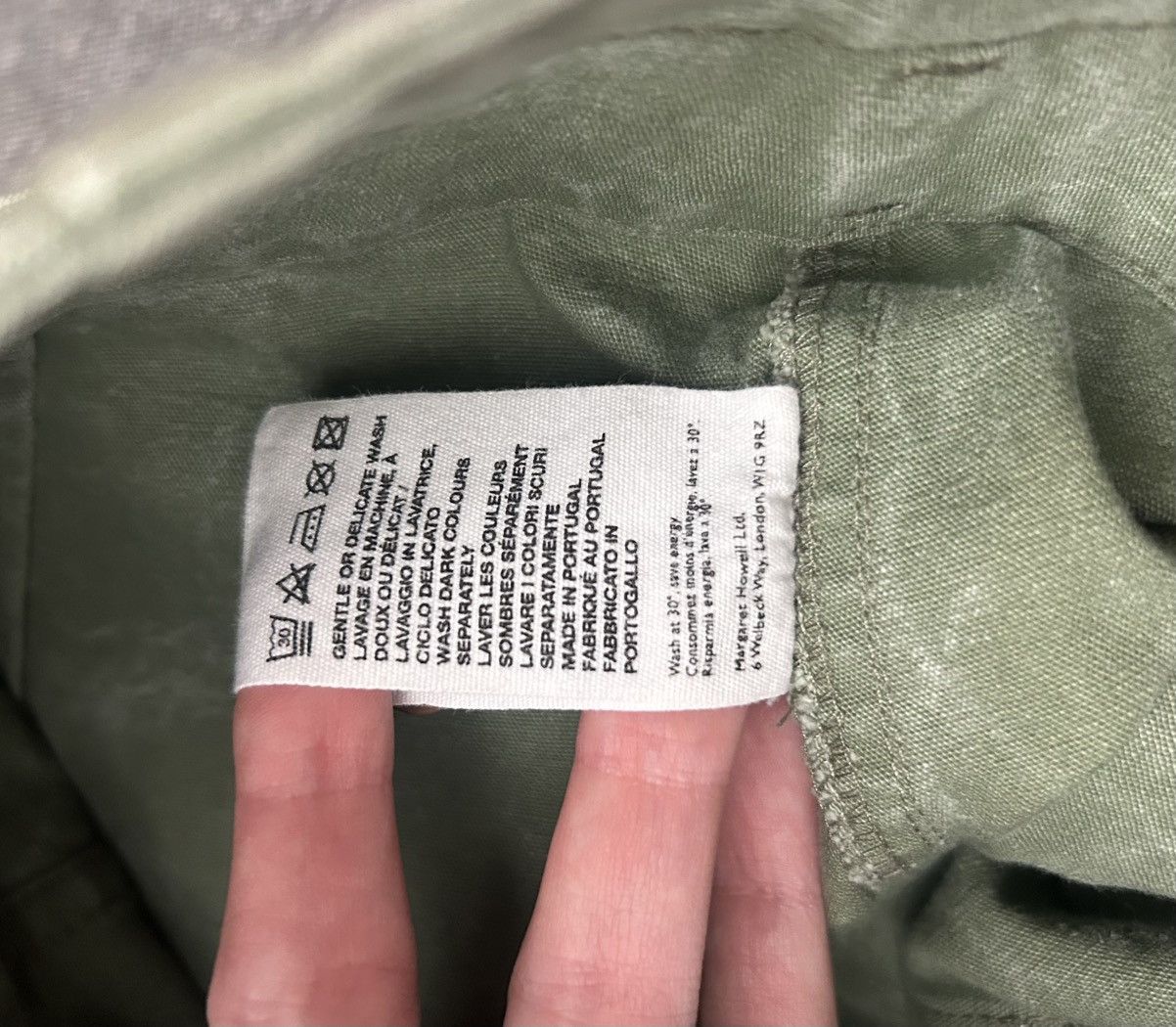 Margaret Howell MHL Margaret Howell Broken Drill Cotton Cinch Back Skirt Size 26" / US 2 / IT 38 - 7 Thumbnail