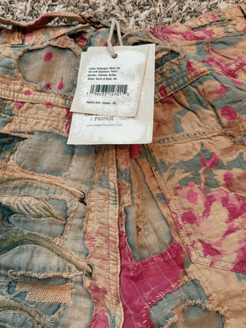 Magnolia Pearl Magnolia Pearl Wallpaper Miner Denim #818 NWT Size 34" / US 12 / IT 48 - 8 Thumbnail