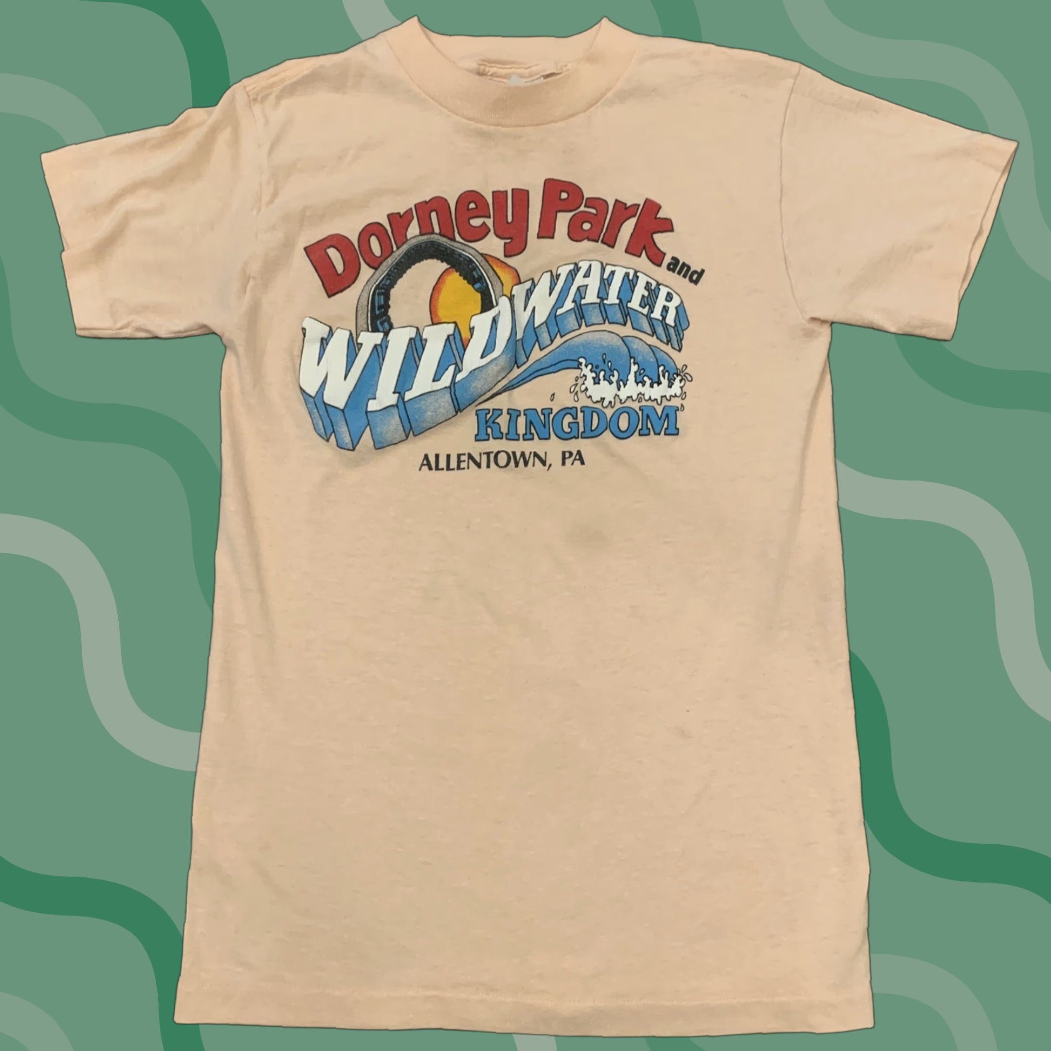 Vintage VINTAGE Dorney Park & Wild Water Kingdom T Shirt Size S Adult Pink Stitch Single Stitch Streetwise Shirt Men Size US S / EU 44-46 / 1 - 1 Thumbnail