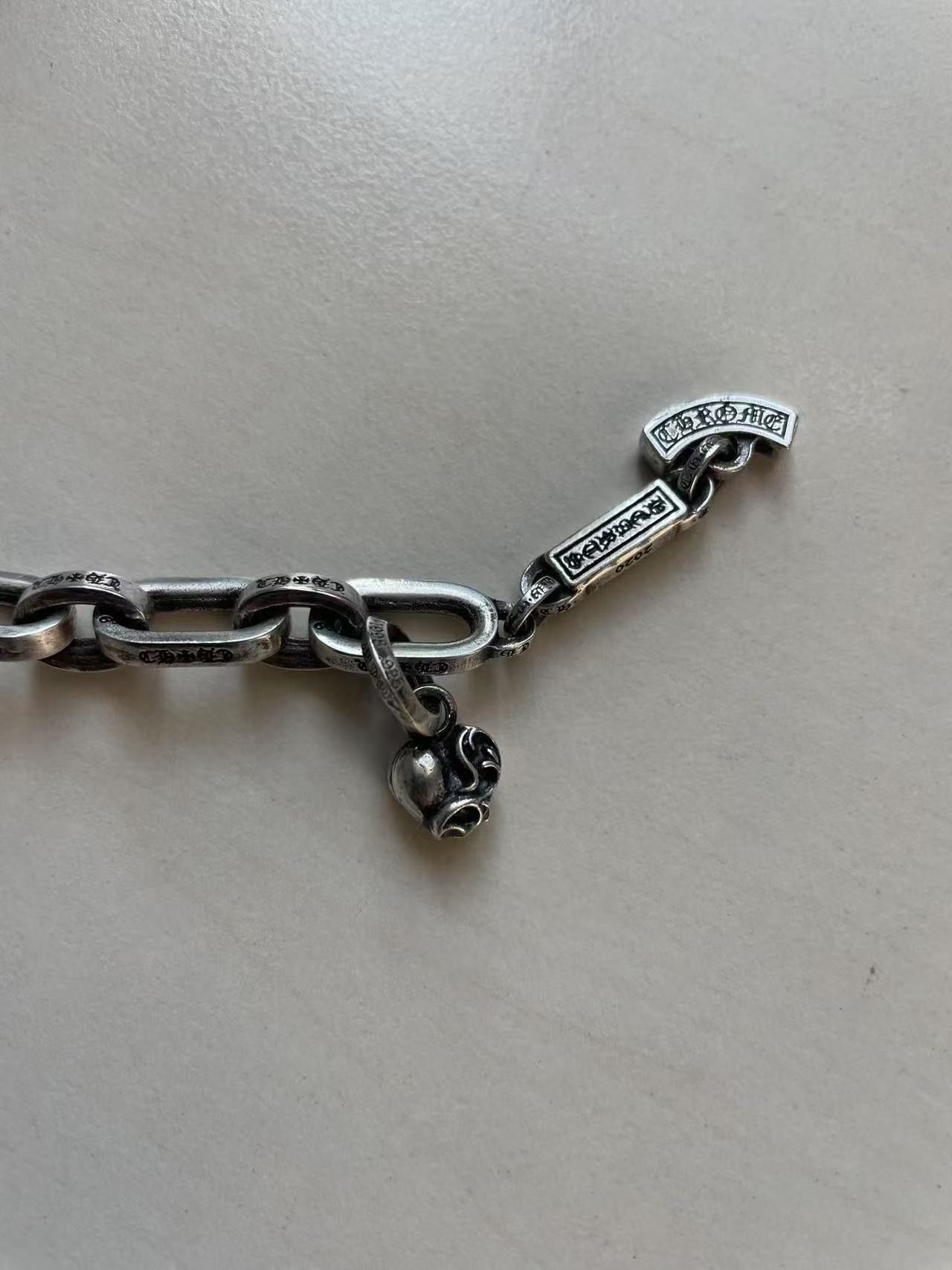 Chrome Hearts Chrome Hearts Multi Element Drop Paperchain Bracelet Size ONE SIZE - 16 Thumbnail