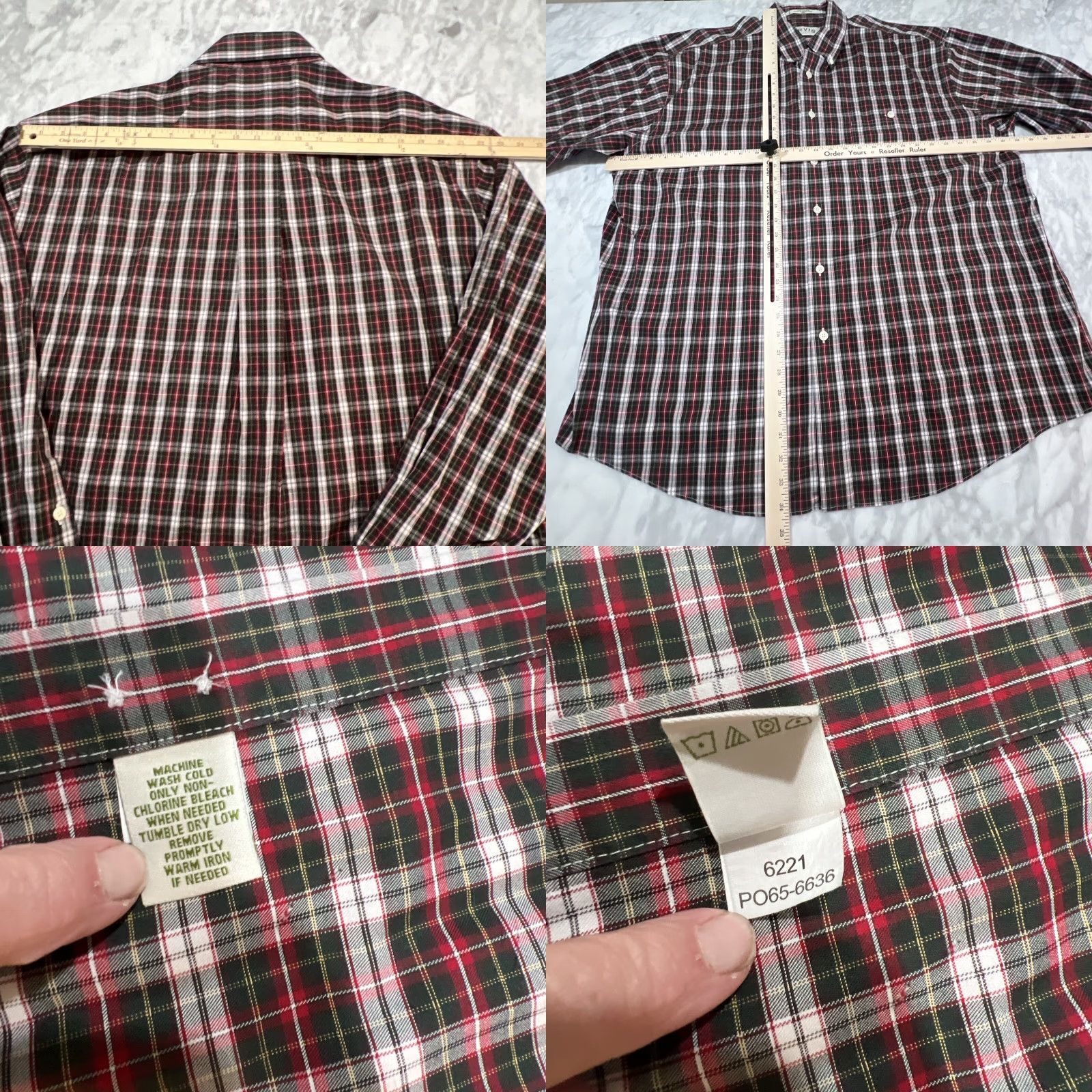 Orvis Orivs Men 2XL Long Sleeve Button-Down Plaid 100% Cotton Shirt Fishing Hiking Shirt Mens Regular Multicolor Plaid Jacket? Size US XXL / EU 58 / 5 - 8 Thumbnail