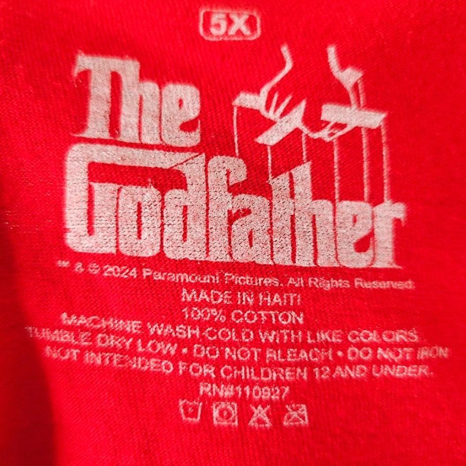 Vintage Godfather T Shirt Mens 5XL Red I Dont Apologize To Take Care Of My Family Size US XXL / EU 58 / 5 - 6 Thumbnail