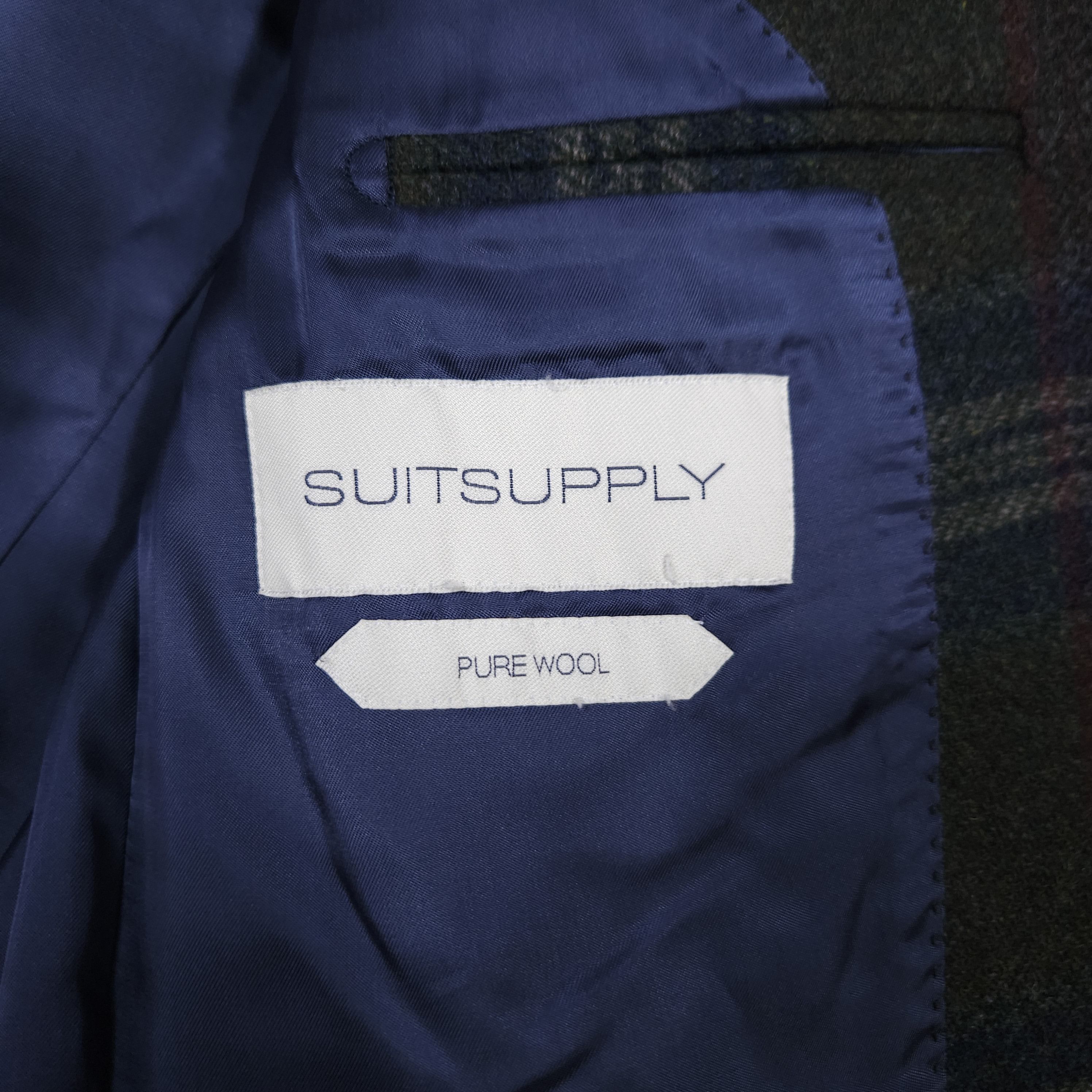 Suitsupply Suitsupply Tweed Blazer Wool Checked Mens size EUR 46 US 36 Size 36R - 6 Thumbnail