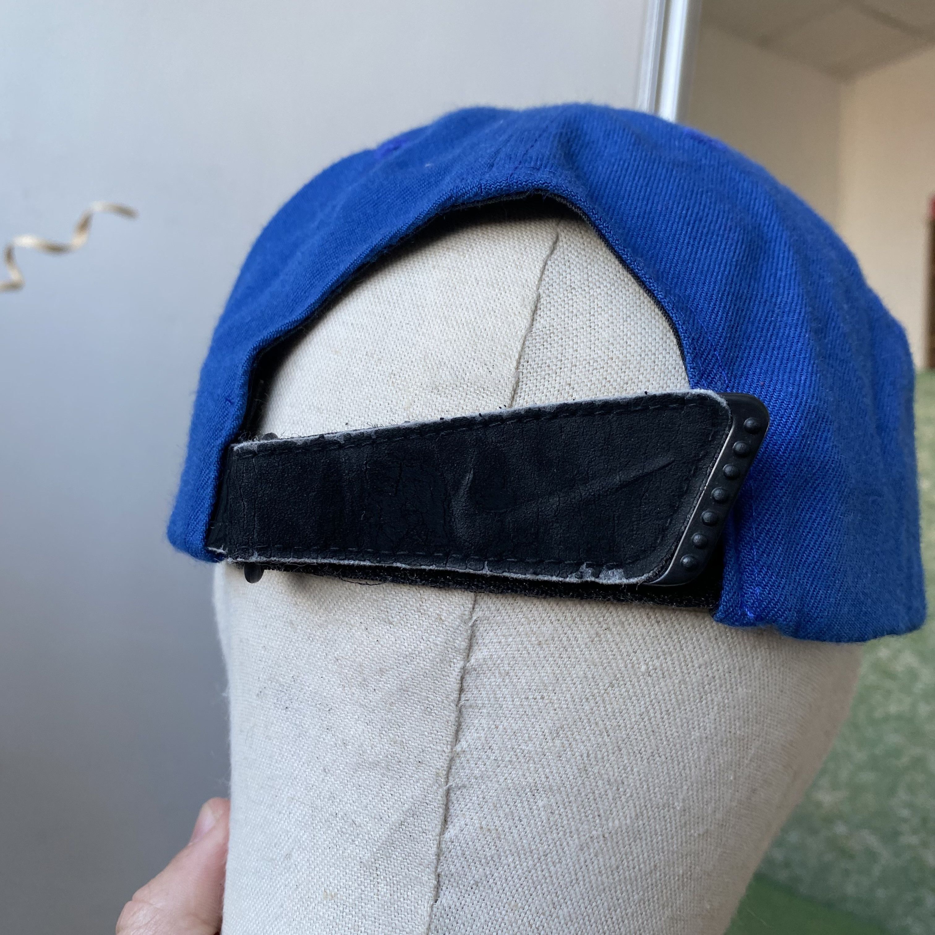 Nike 🧢 Vintage 80-90s Nike Cap Big logo swoosh Distressed Y2K Size ONE SIZE - 5 Thumbnail