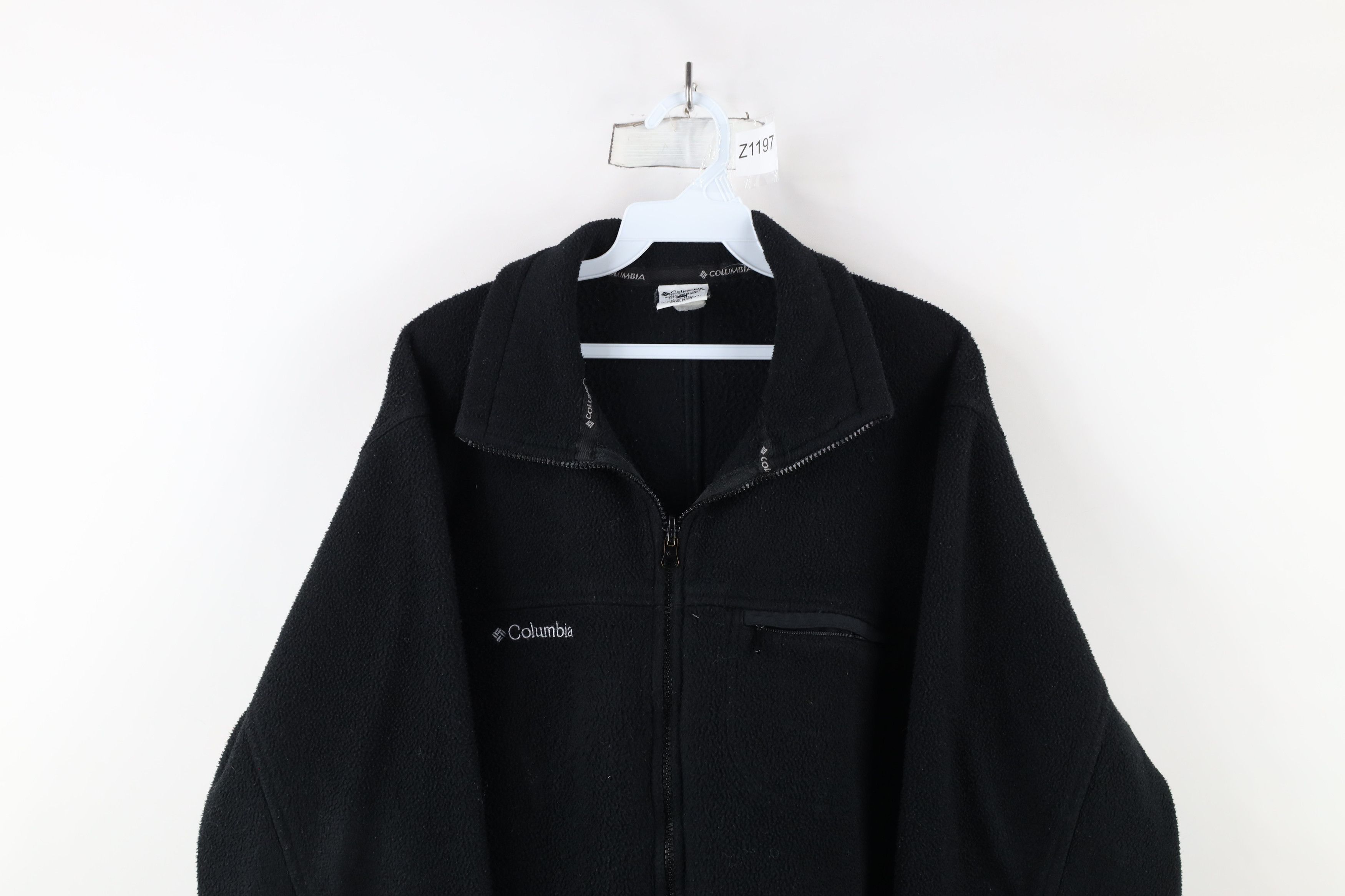 Columbia × Vintage Vintage 90s Columbia Spell Out Full Zip Fleece Jacket Size US M / EU 48-50 / 2 - 2 Thumbnail