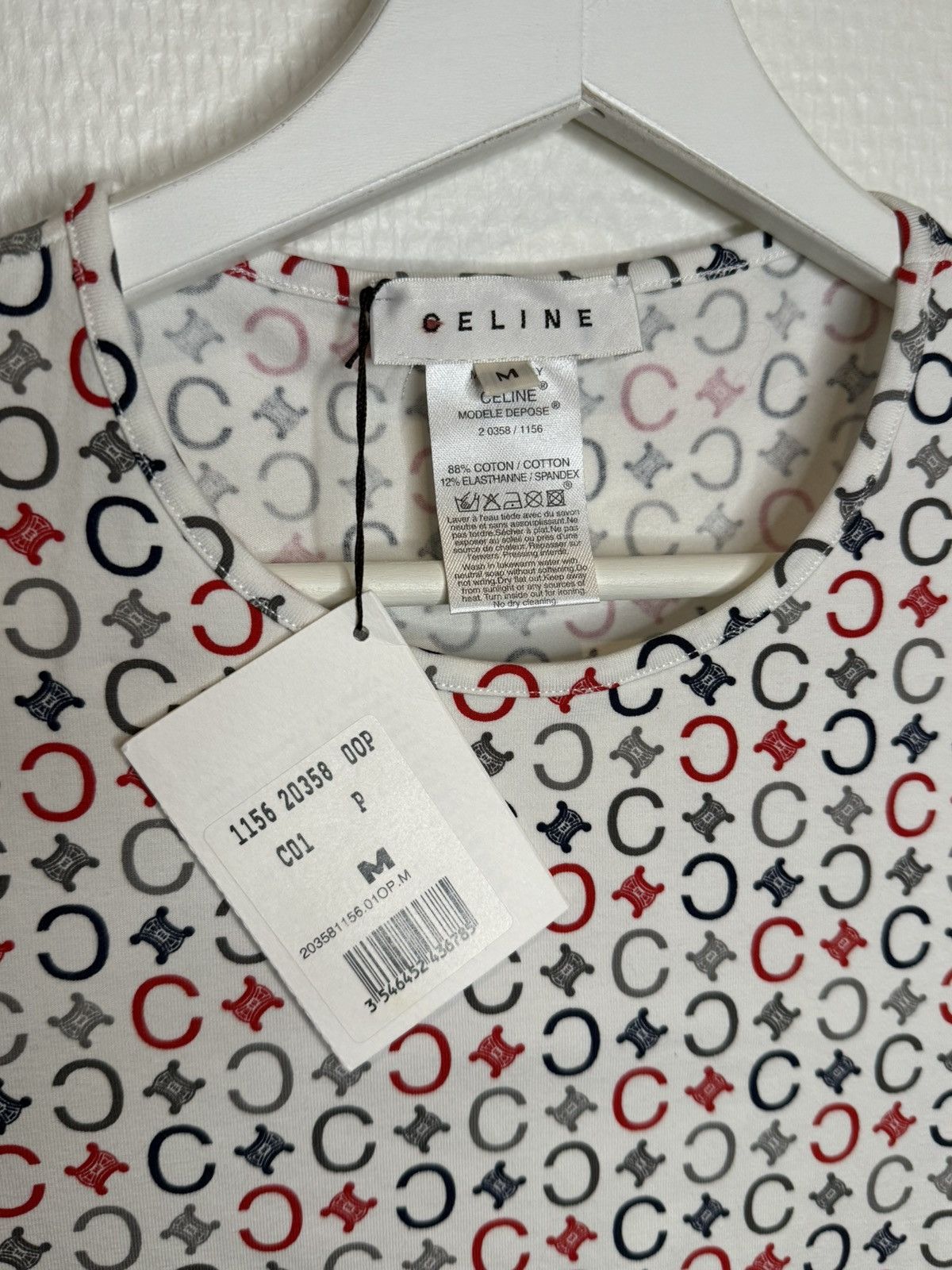 Celine Celine Paris vintage monogram T-shirt Size M / US 6-8 / IT 42-44 - 4 Thumbnail
