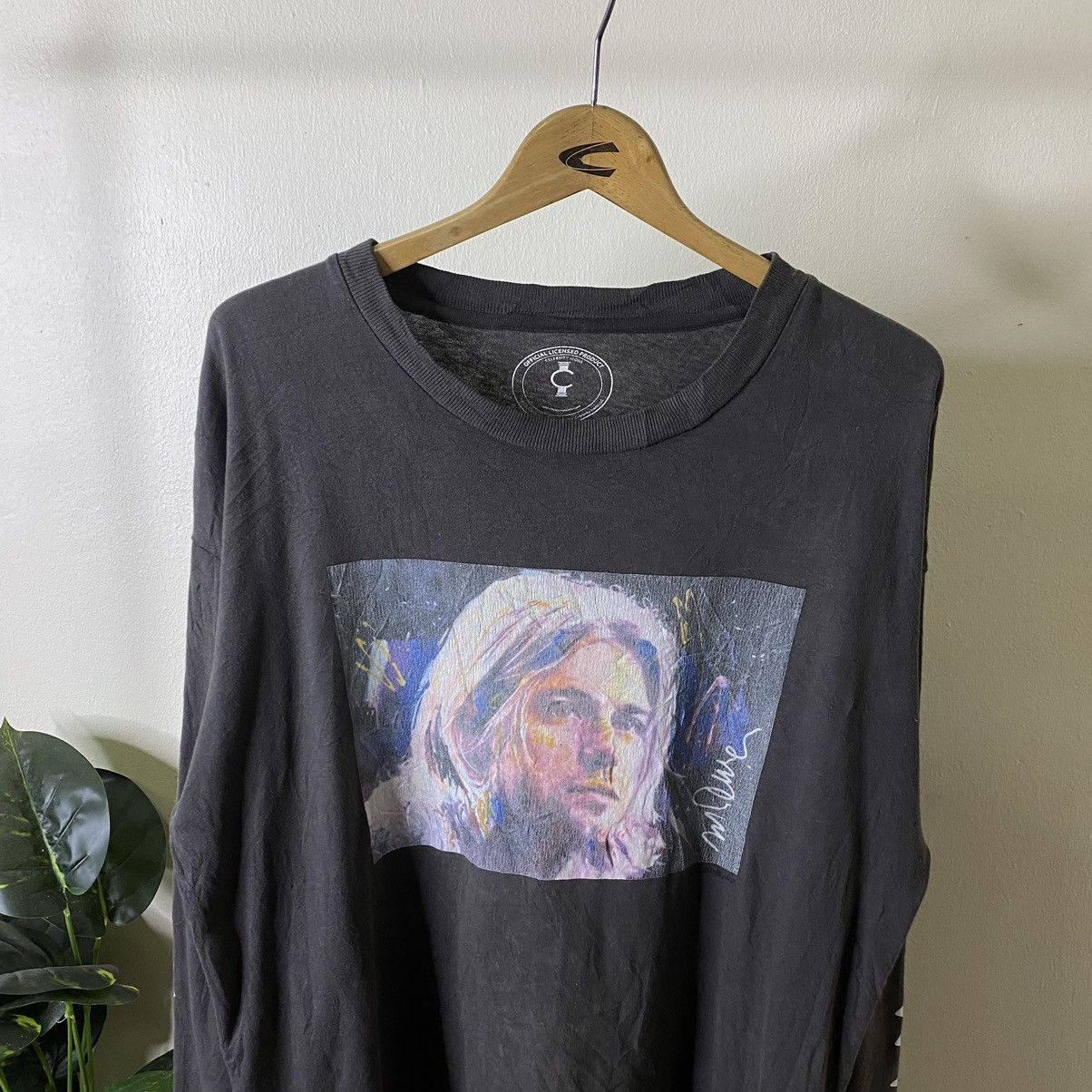 Other Sid Maurer Artwork Kurt Cobain Painting Nirvana LS Tee Size US XL / EU 56 / 4 - 2 Thumbnail