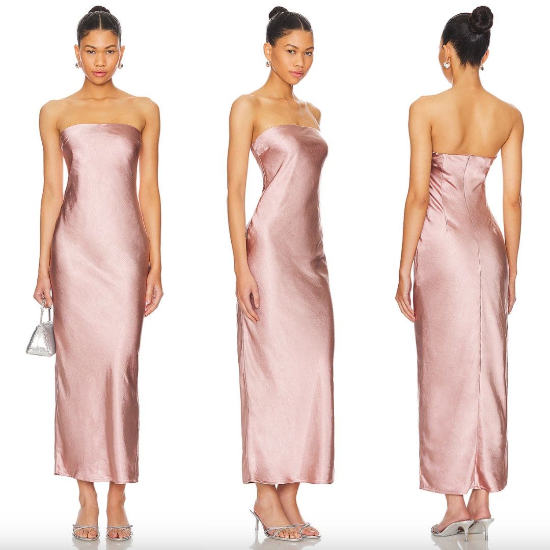 REVOLVE MORE TO COME | NWT Emma Strapless Maxi Dress in Blush L Size L / US 10 / IT 46 - 1 Thumbnail