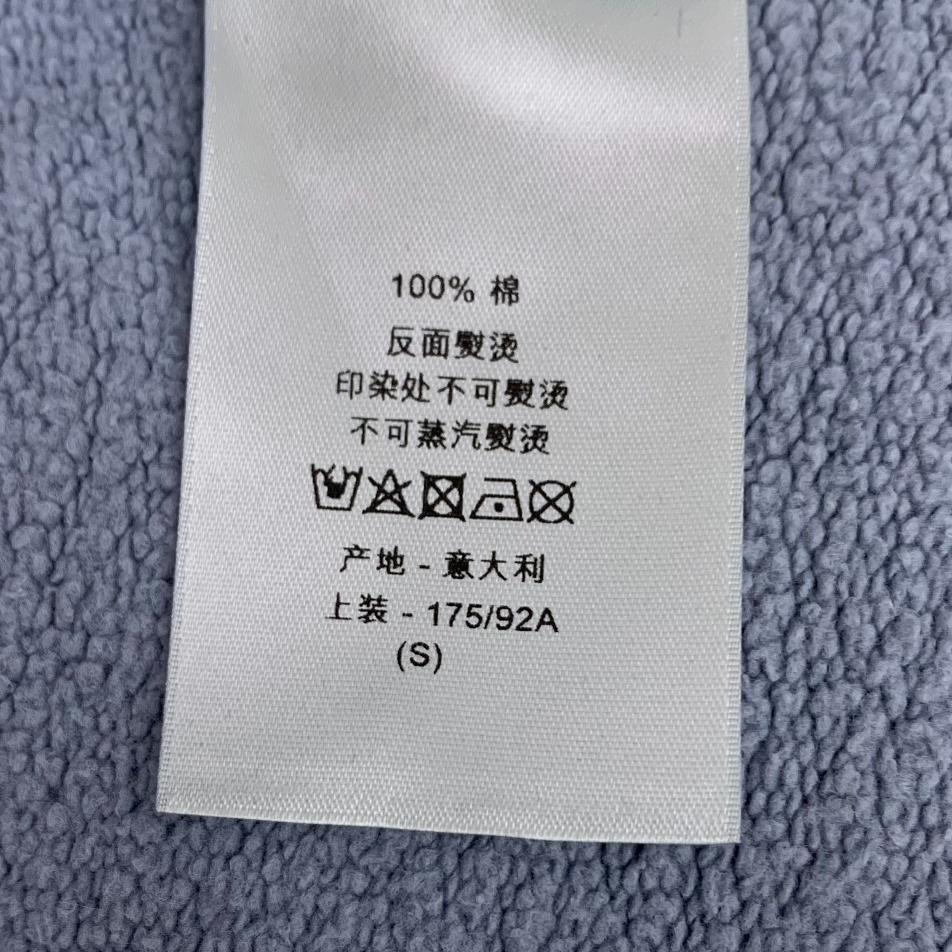Dior DIOR X DANIEL ARSHAM Blue Cotton Sweatshirt With Eroded Logo Size US S / EU 44-46 / 1 - 4 Thumbnail