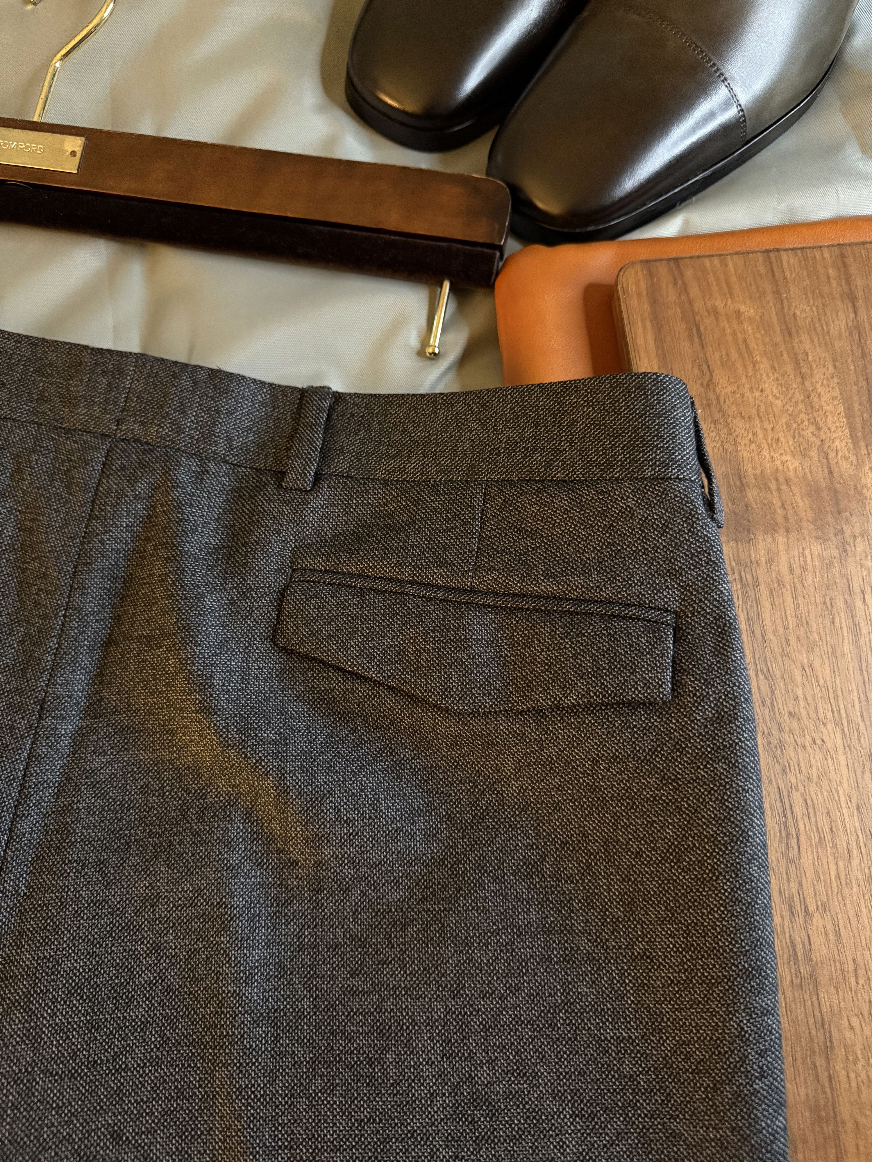Dior Best Dressed Rare $2,300 w/tax DIOR Textured Grey Trousers Size US 34 / EU 50 - 12 Thumbnail