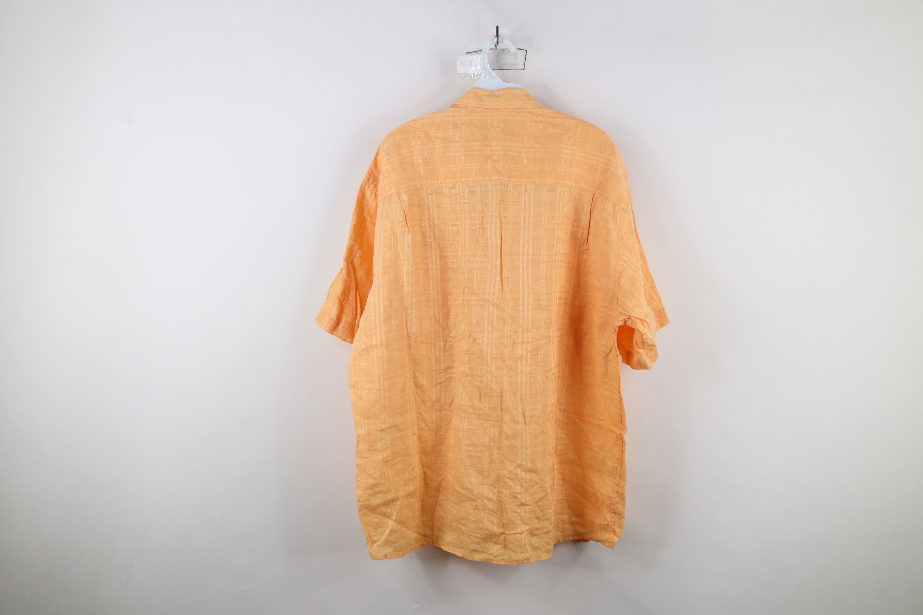 Tommy Bahama × Vintage Tommy Bahama Linen Short Sleeve Collared Board Button Shirt Size US XL / EU 56 / 4 - 9 Thumbnail