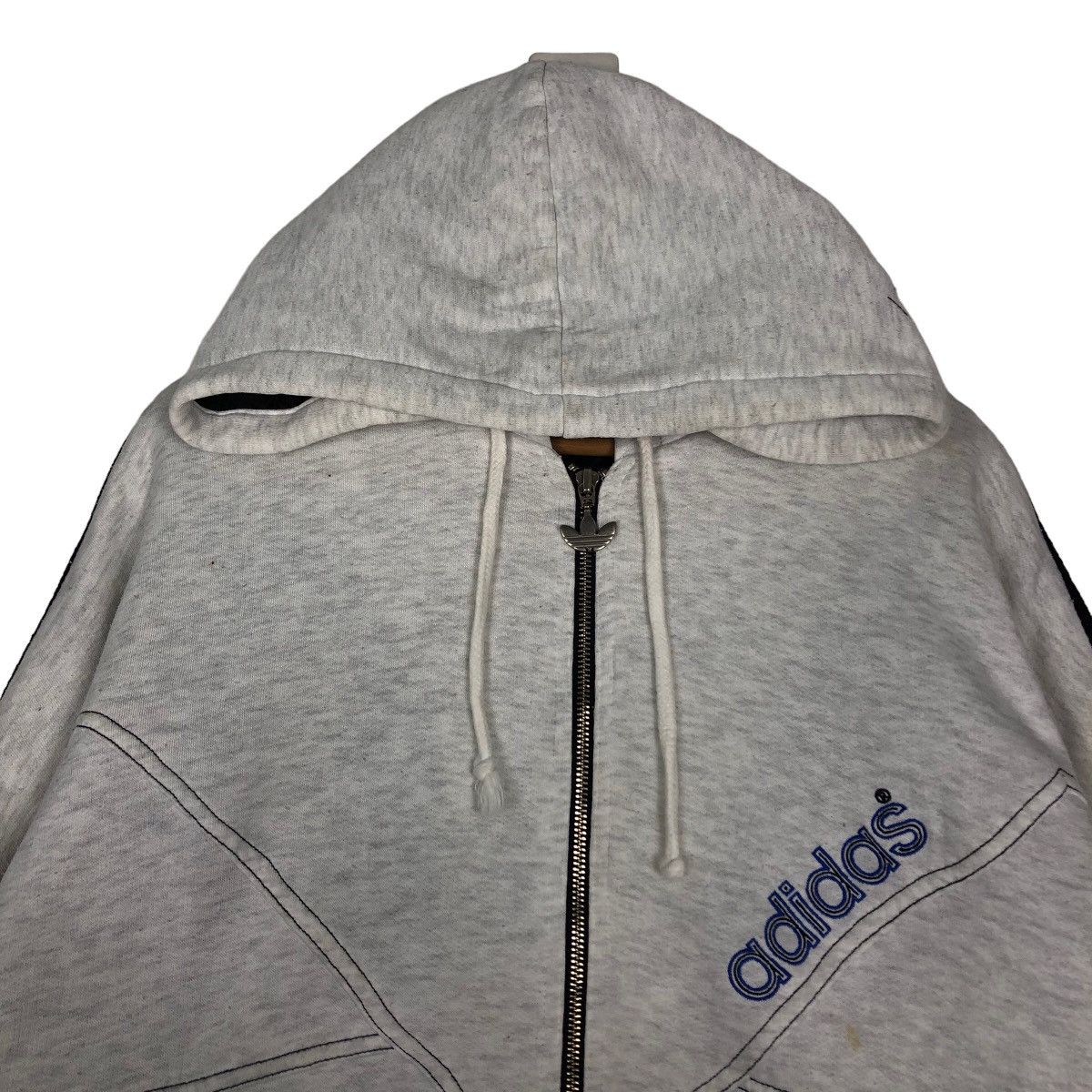 Adidas 🔥90’s Vintage Adidas Hoodie Big Logo Spell Out Size US XL / EU 56 / 4 - 10 Thumbnail