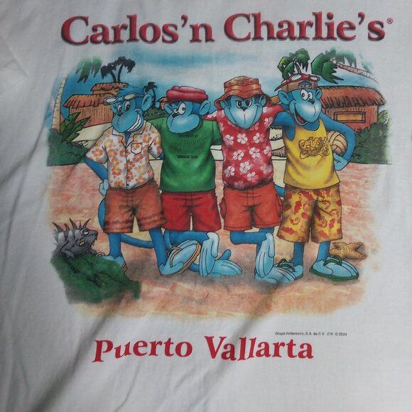 Vintage Vintage Carlos 'n Charlie's Puerto Vallarta T-Shirt Size US M / EU 48-50 / 2 - 1 Thumbnail