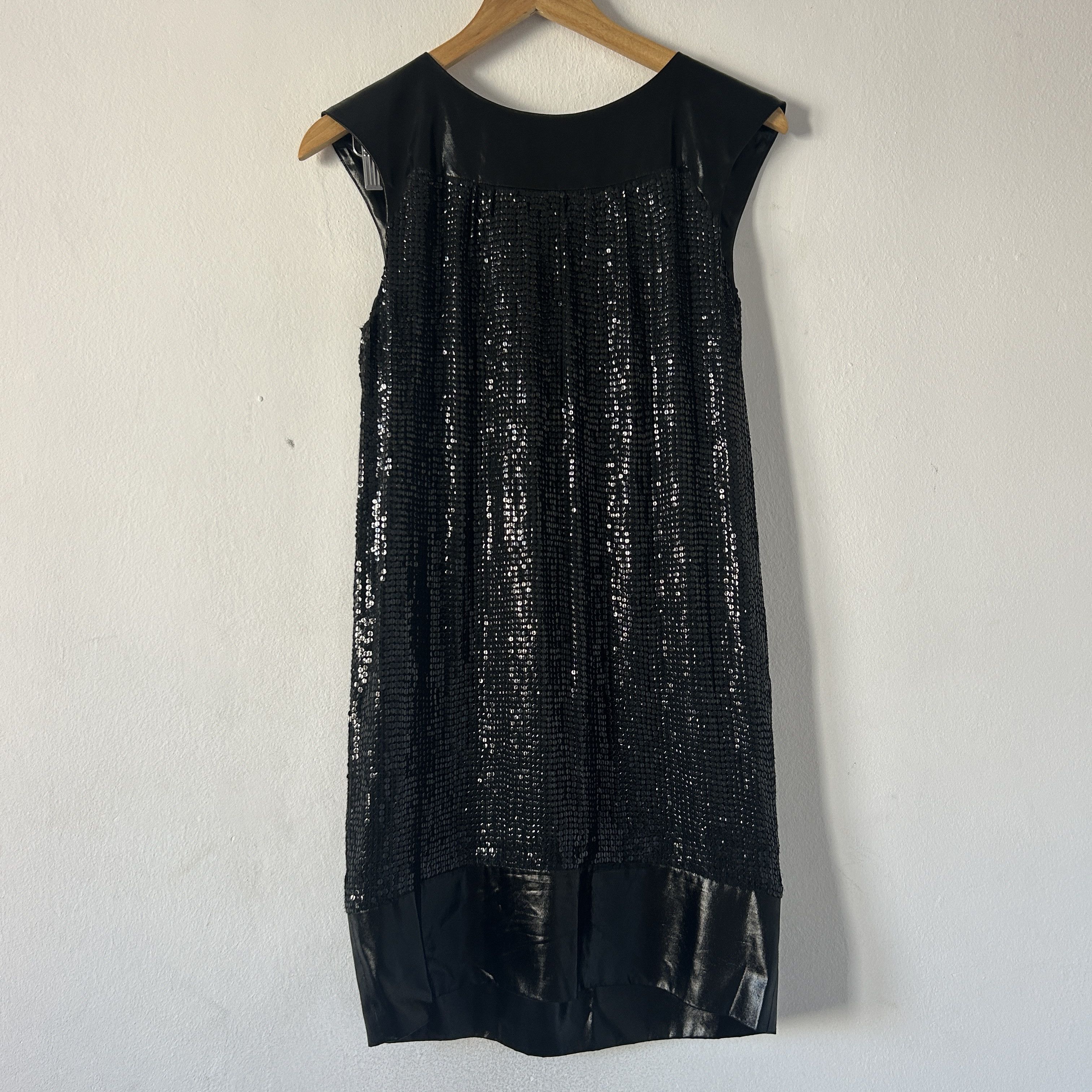 plein sud Vintage y2k Plein Sud Sequin Silk Party Sheath Dress Size S / US 4 / IT 40 - 6 Thumbnail