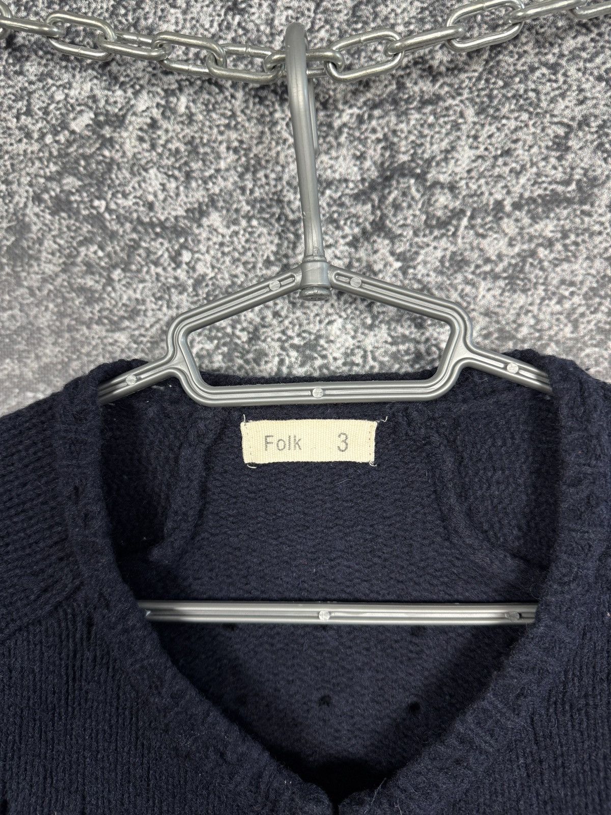 Folk Men’s FOLK Full Zip Wool Sweater Pullover Size 3 Size US S / EU 44-46 / 1 - 6 Thumbnail