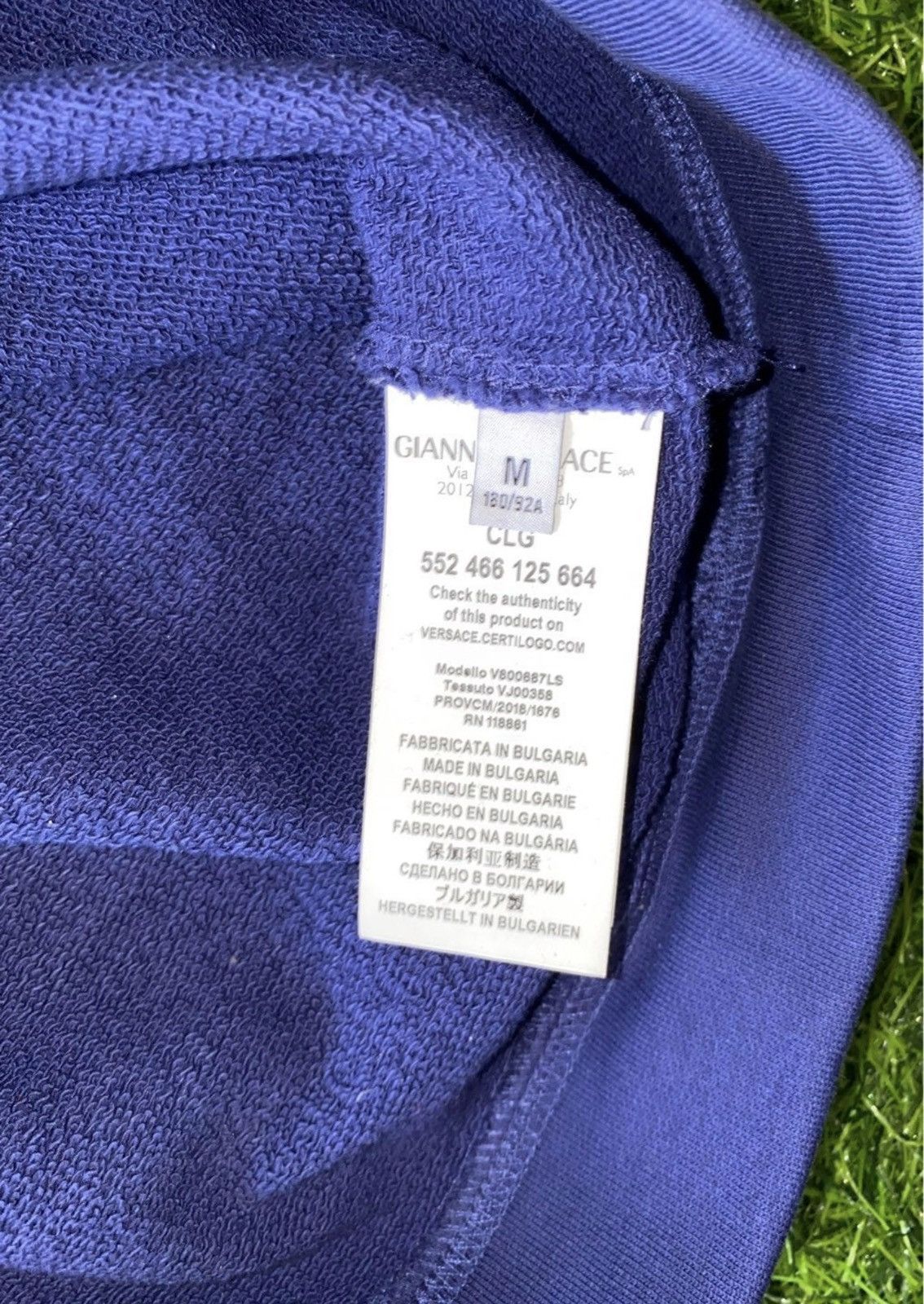 Versace Versace Collection Blue Sweater Dragon Design Size M Size US L / EU 52-54 / 3 - 5 Thumbnail