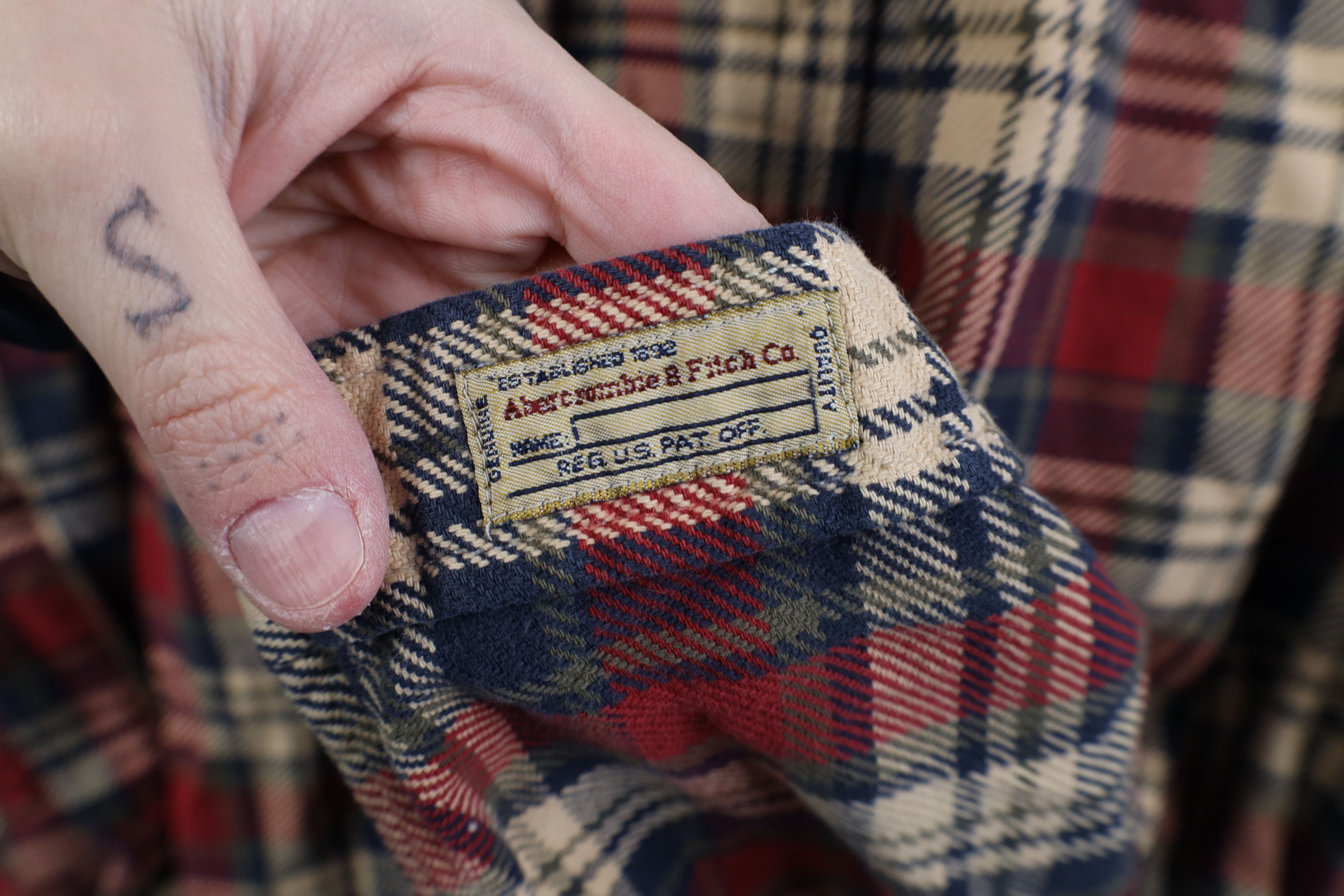 Abercrombie & Fitch Vintage 90s Abercrombie & Fitch Heavyweight Button Shirt Size US L / EU 52-54 / 3 - 4 Thumbnail
