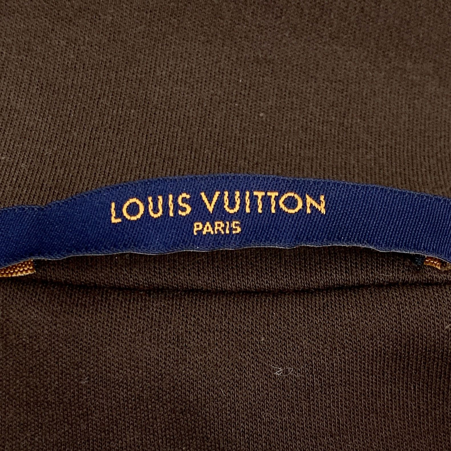 Louis Vuitton Louis Vuitton Dark Brown Cotton Collar Long Sleeve (Size L) Size US L / EU 52-54 / 3 - 2 Thumbnail