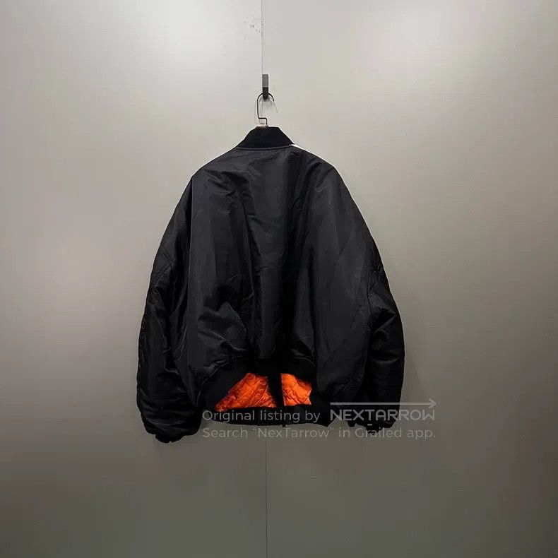 Balenciaga Balenciaga Adidas Co-branded Striped Bomber Jacket Size US M / EU 48-50 / 2 - 2 Thumbnail