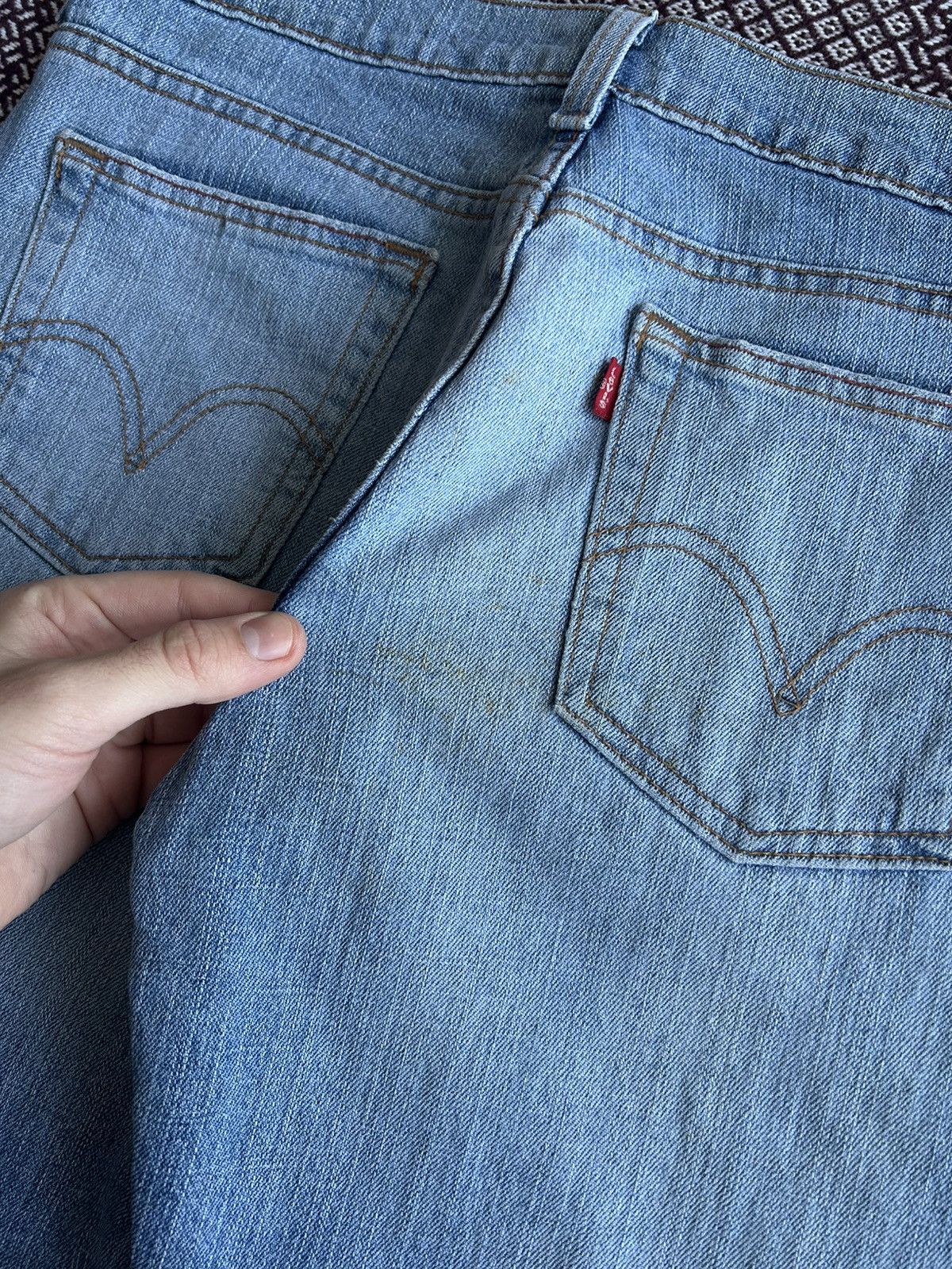 Levi's Vintage Flared Levis 515 Boot Cut Washed 00s Streetwear Y2K Size 32" / US 10 / IT 46 - 12 Thumbnail