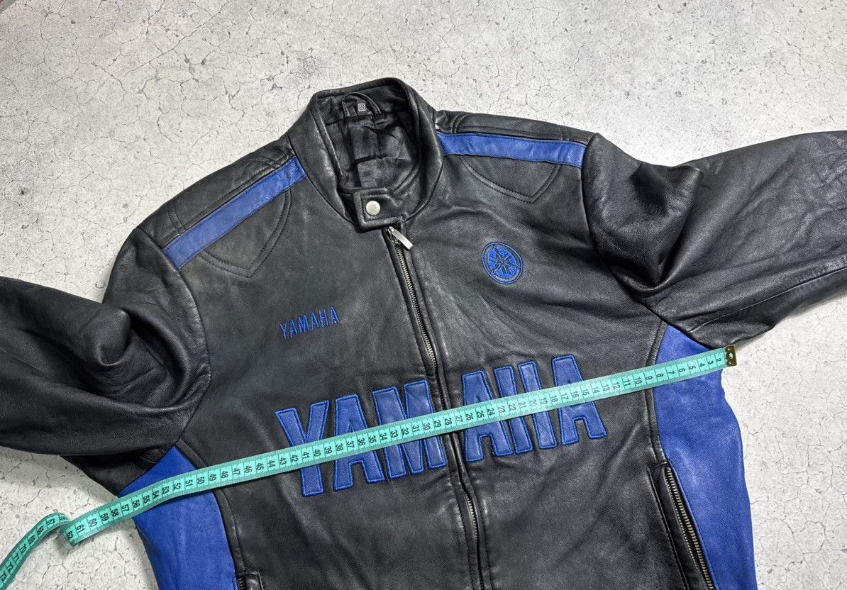 Yamaha Yamaha Leather Moto Jacket Big Logo Rare Bike Size US M / EU 48-50 / 2 - 15 Thumbnail