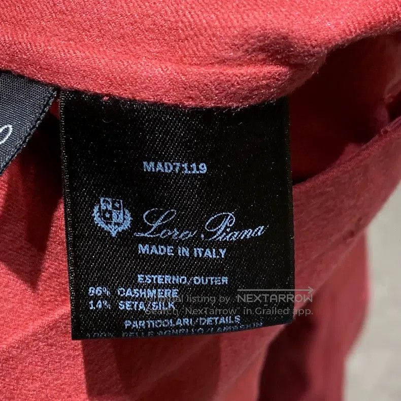 Loro Piana Loro Piana Red Cashmere Hooded Jacket Size XS / US 0-2 / IT 36-38 - 4 Thumbnail
