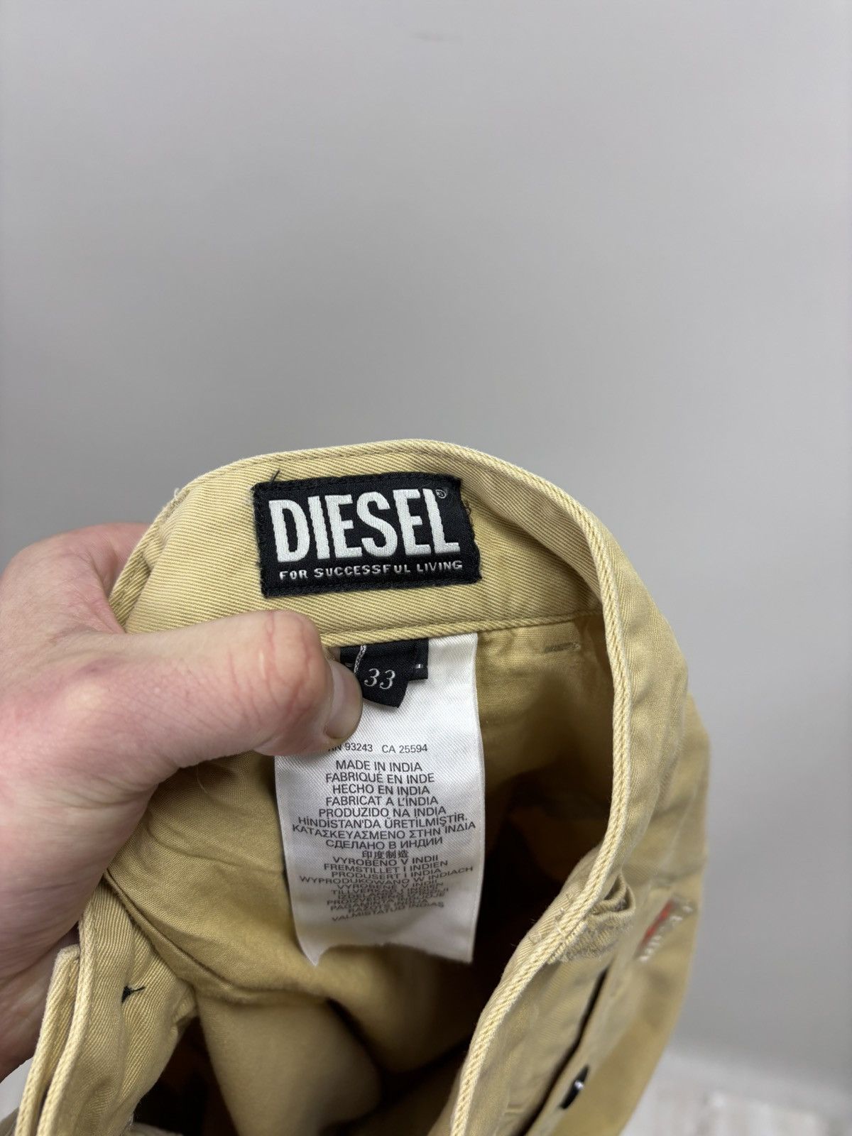 Diesel Mens cargo pants Diesel Size 33 Color Brown Size US 33 - 9 Thumbnail