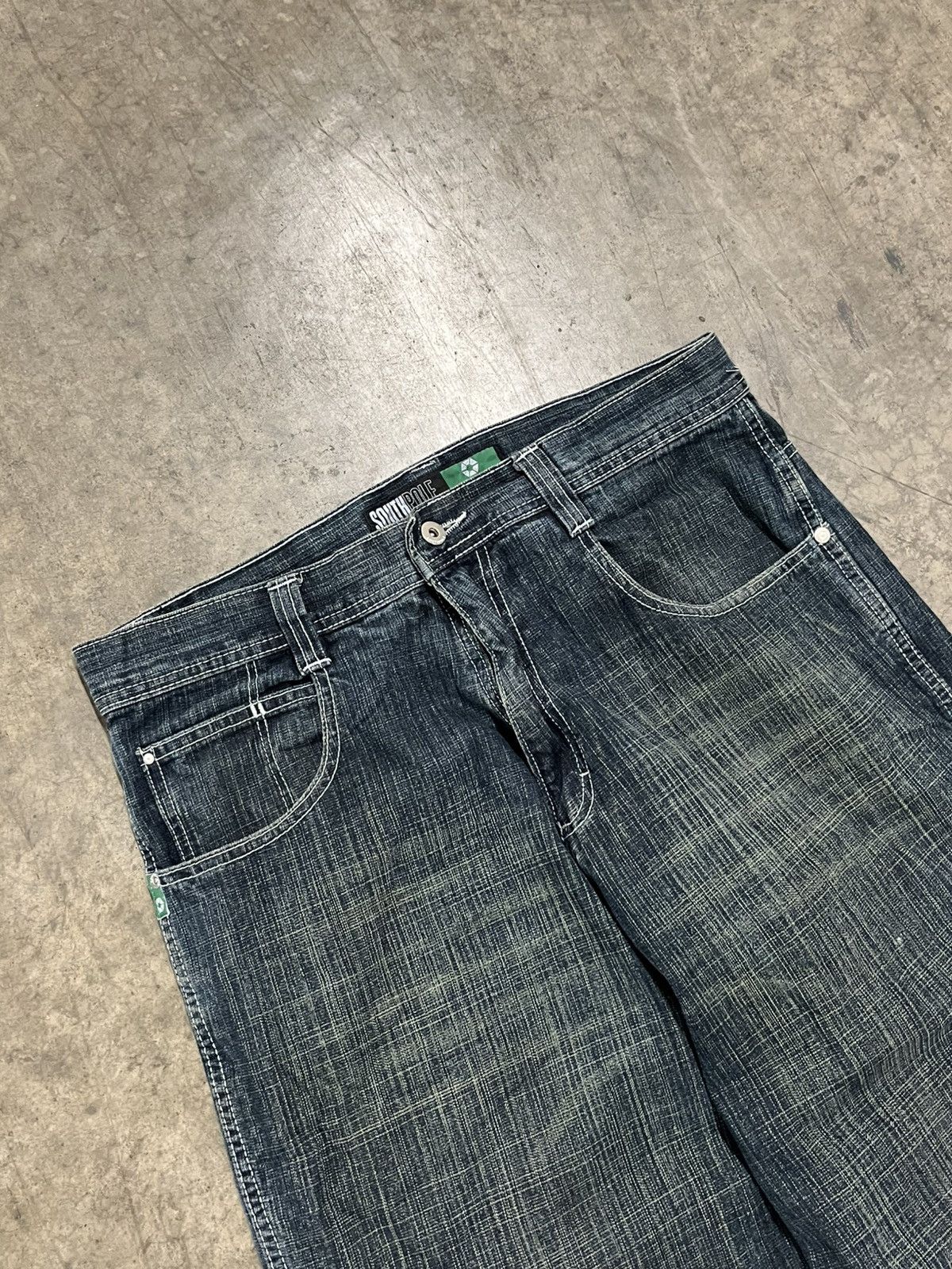 Southpole × Vintage Southpole y2k baggy faded denim wide leg skater rare hype Size US 34 / EU 50 - 5 Thumbnail